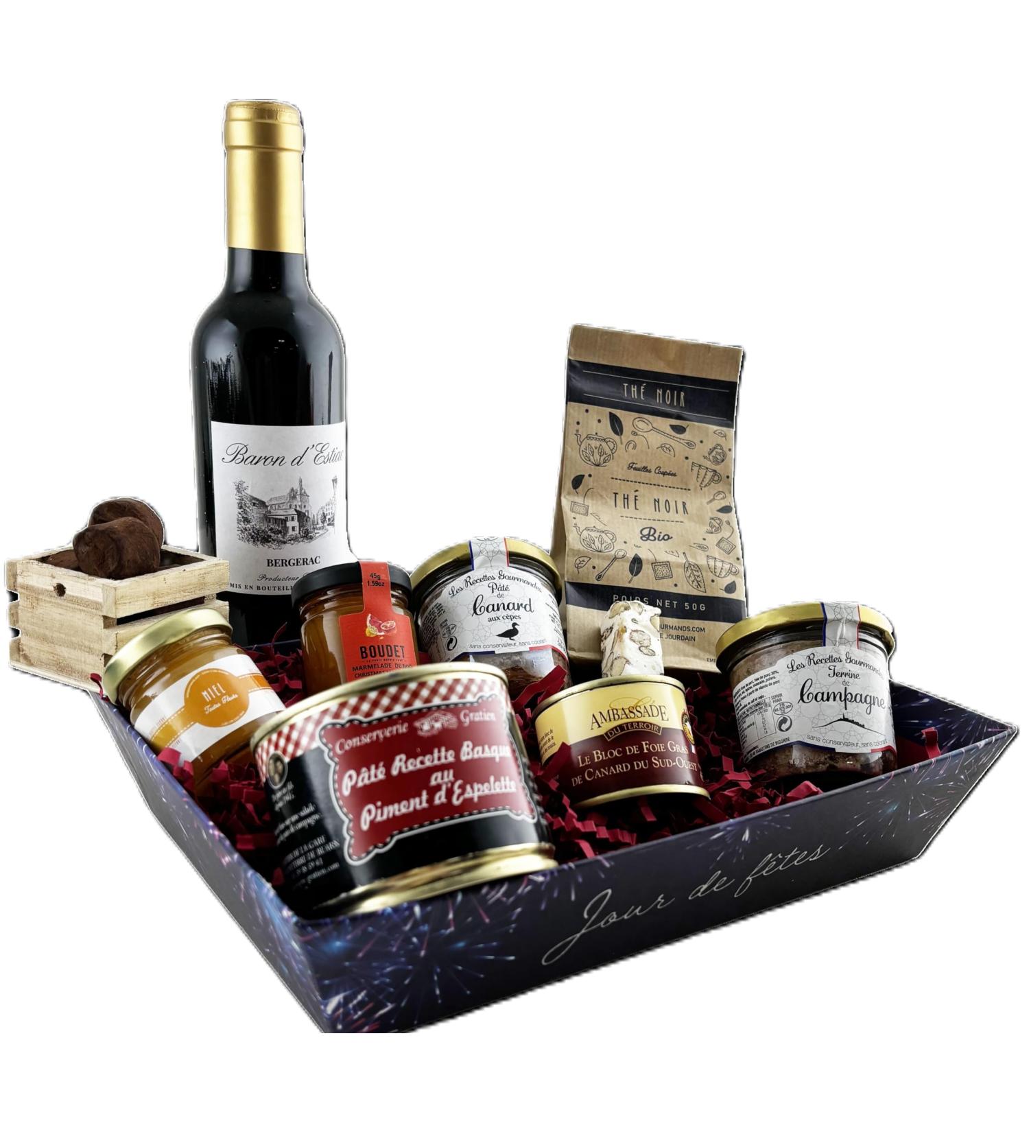 GOURMET PARCEL Josephine Gift Box Gourmet Basket Ideal for Mother's Day Father's Day Birthday Christmas Retirement Gift - Buy Online on GoSupps.com