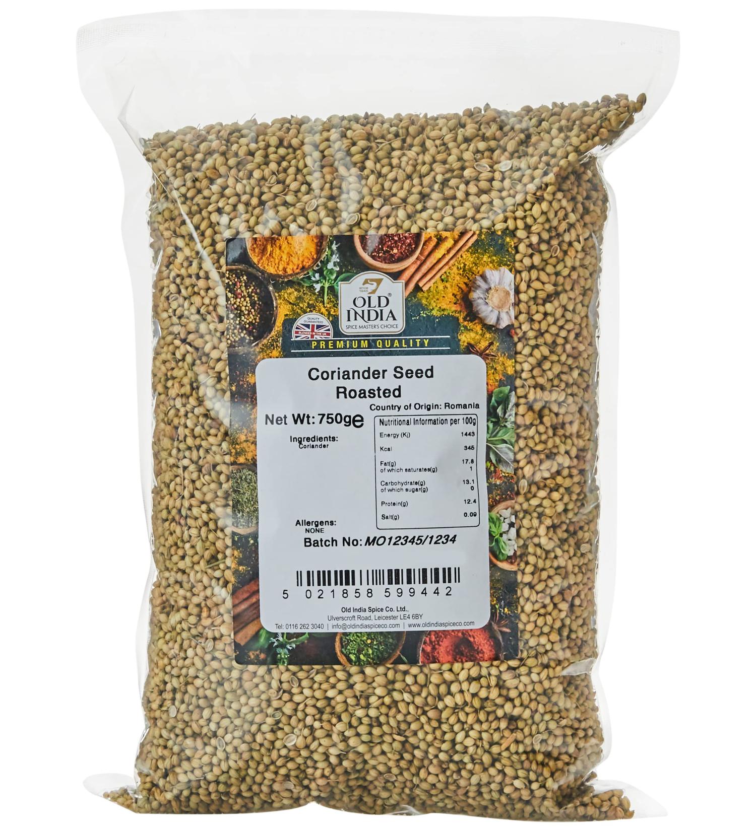 Old India Roasted Coriander Seed 750g - Premium Quality Spice (Pack of 1) - Buy Online on GoSupps.com