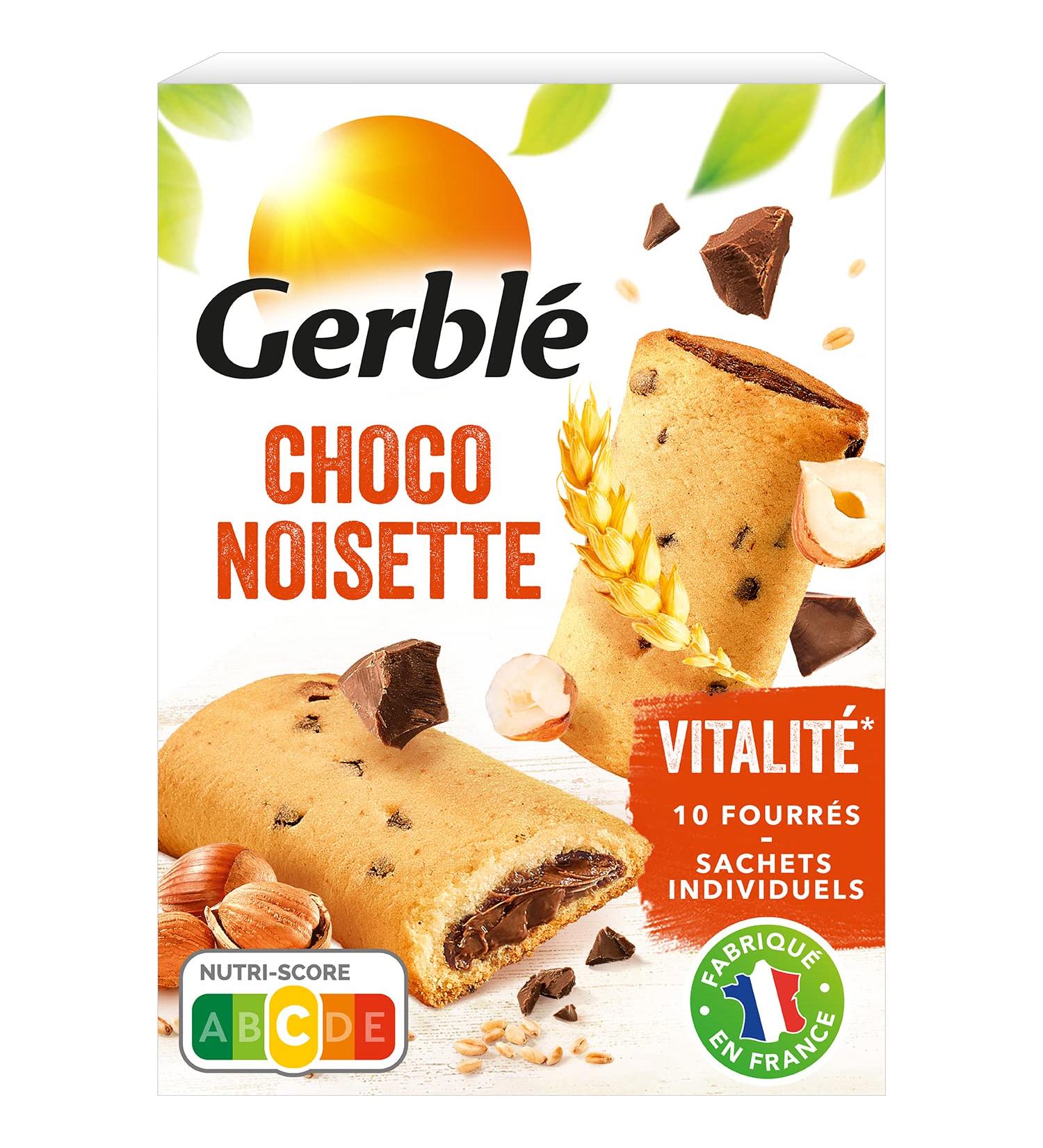 Gerbl Vitality Chocolate Hazelnut Filled Cookies Palm Oil Free 90323 1 Box of 10 Biscuits 200 g - Buy Online on GoSupps.com