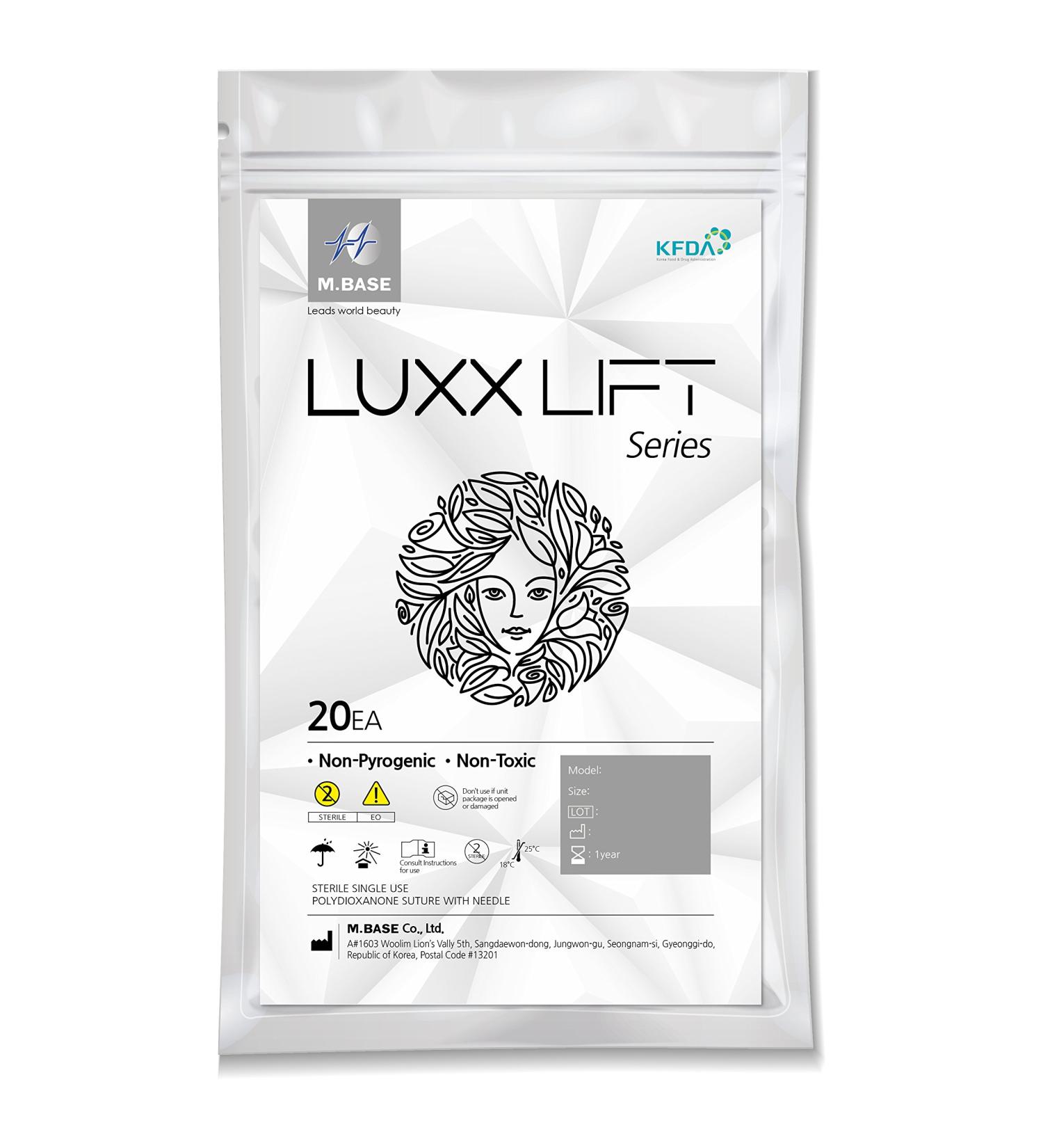 Luxx PLLA Thread Lifting - Mono Type Face V-Line Lift & Whole Body - 20 Pcs (30G 25mm) - Made in Korea - International Shipping Available - Buy Online on GoSupps.com