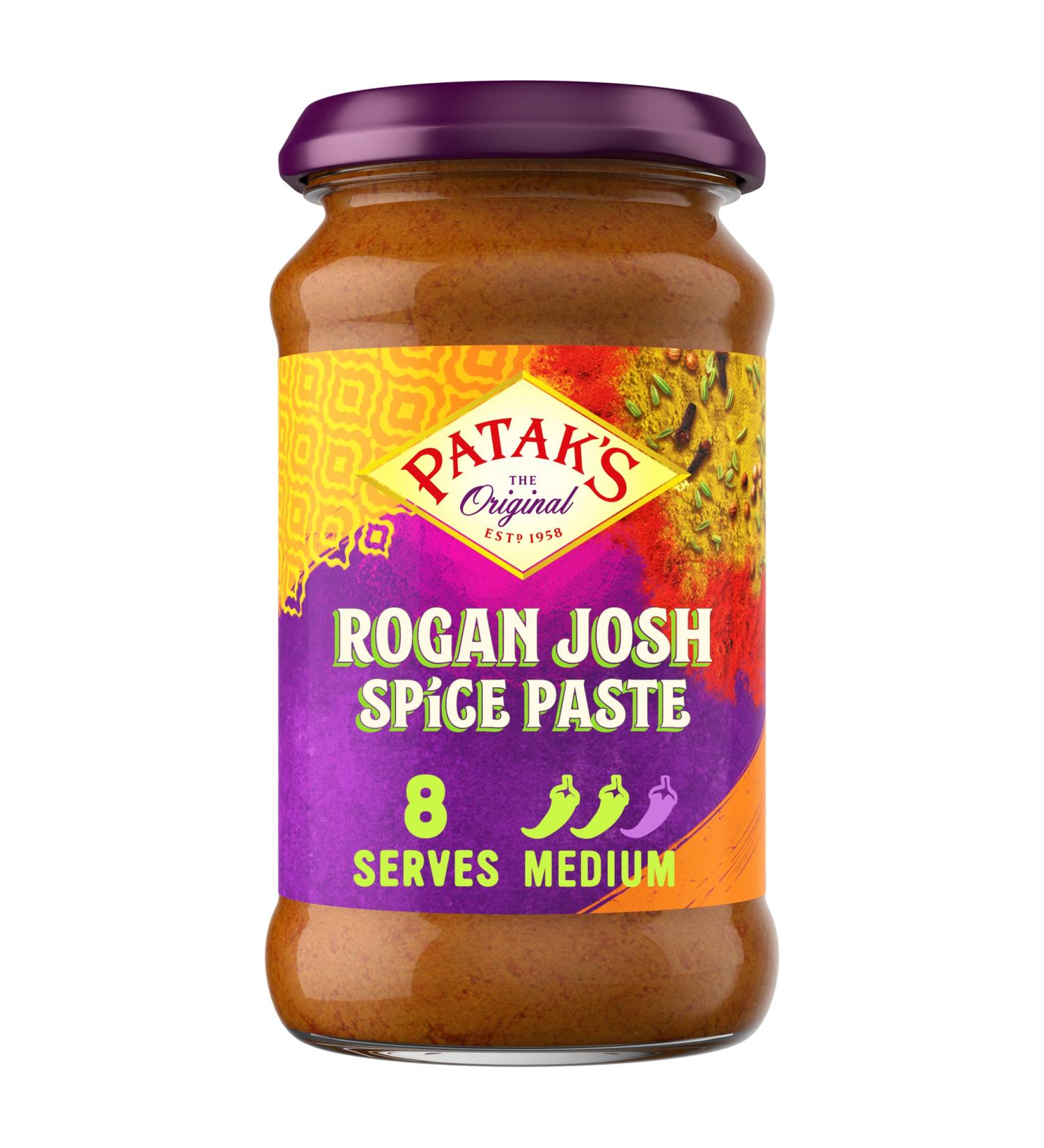 Patak's Pataks Rogan Josh Spice Paste 283g - Buy Online on GoSupps.com