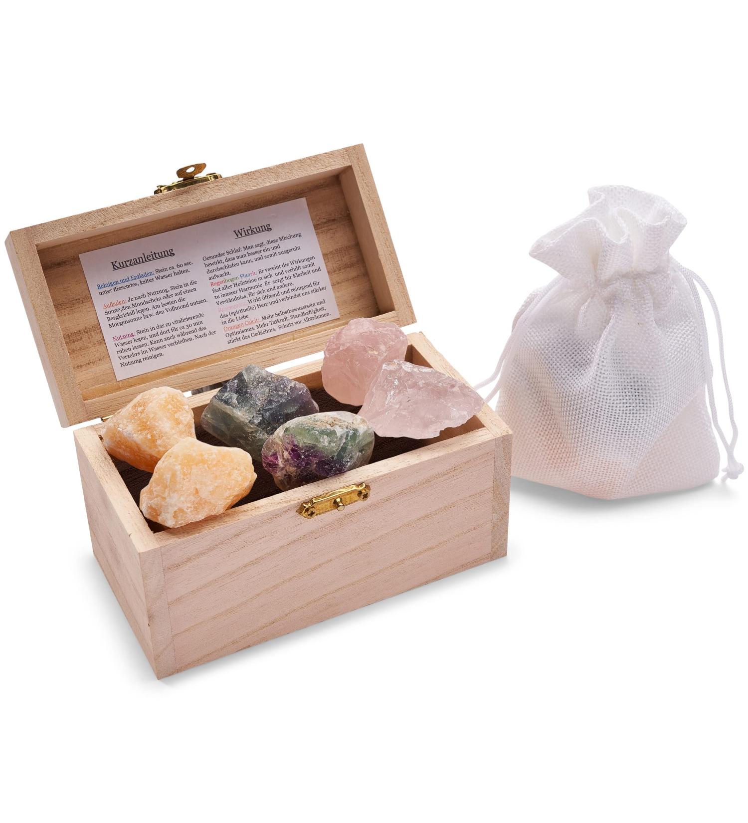 Buy Healthy Sleep Water Stones | 100% Natural Gemstone Mixture | Premium Healing Stones with Purified Spring Water - Buy Online on GoSupps.com