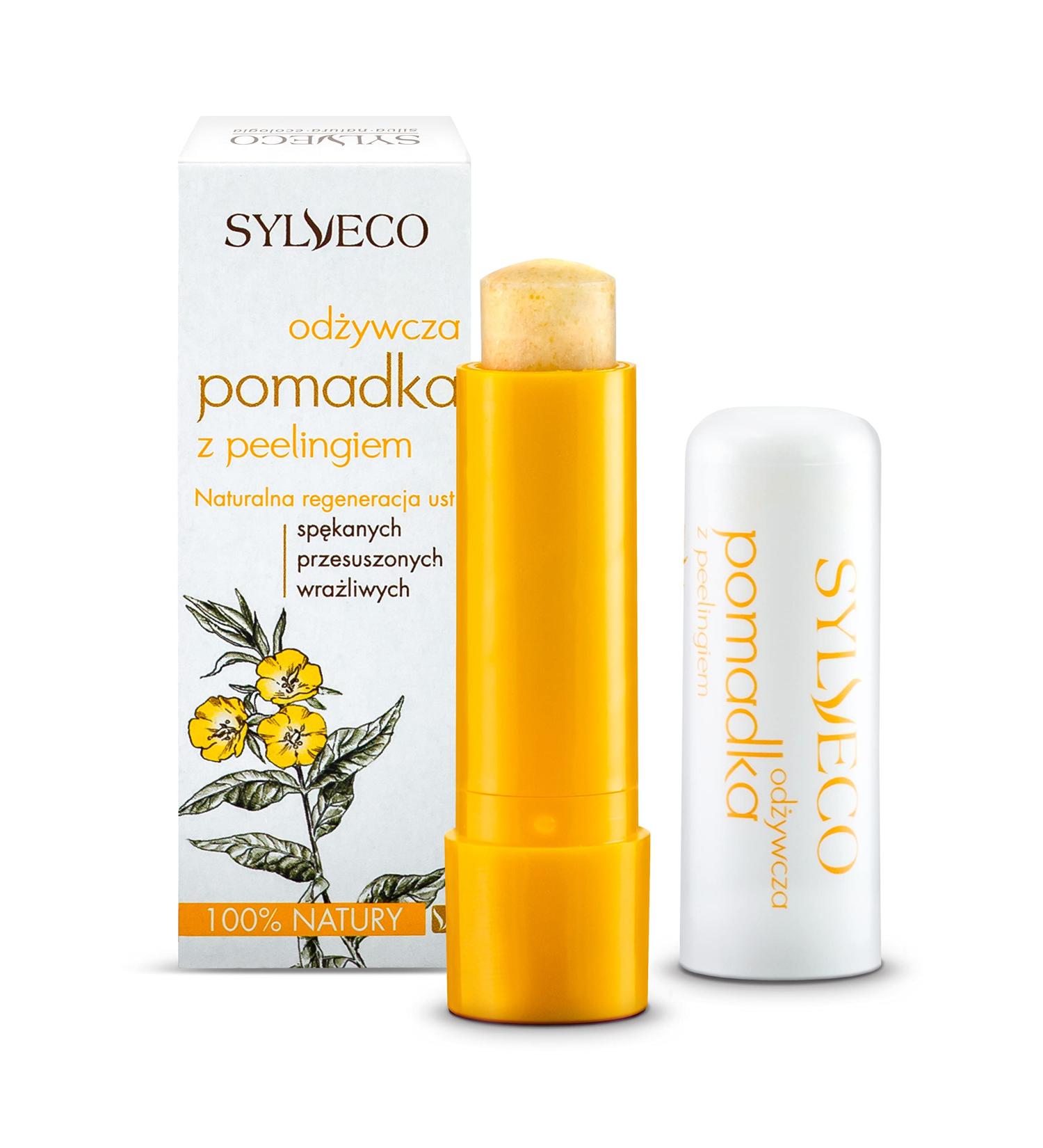 Sylveco Nourishing Lip Balm with Peeling 4.6g - Hydrating Smooth Lips | Shop Internationally - Buy Online on GoSupps.com