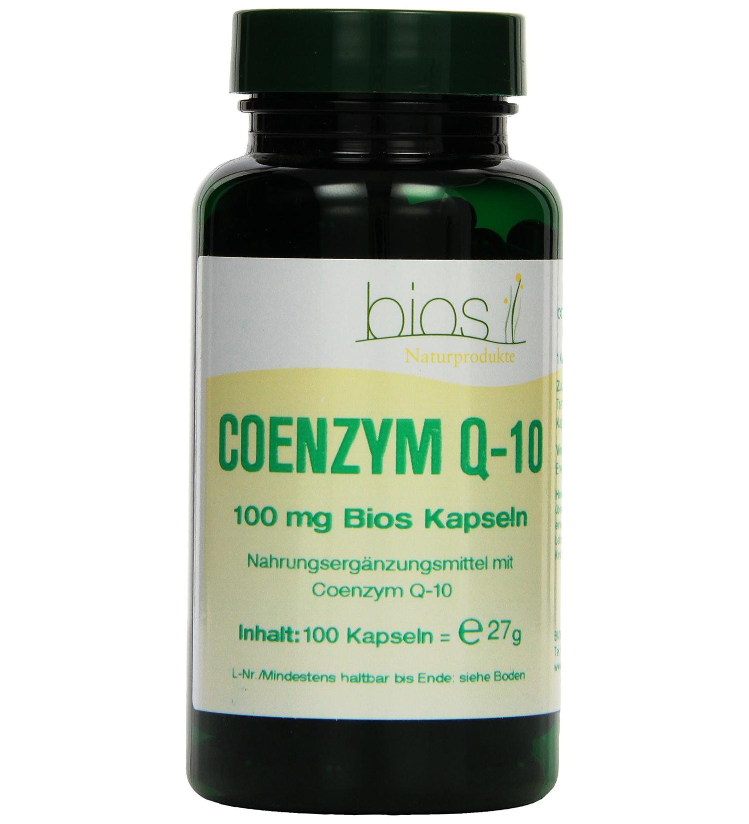 Buy Bios Coenzyme Q-10 100 mg - 100 Capsules for Heart Health | International Shipping Available - Buy Online on GoSupps.com