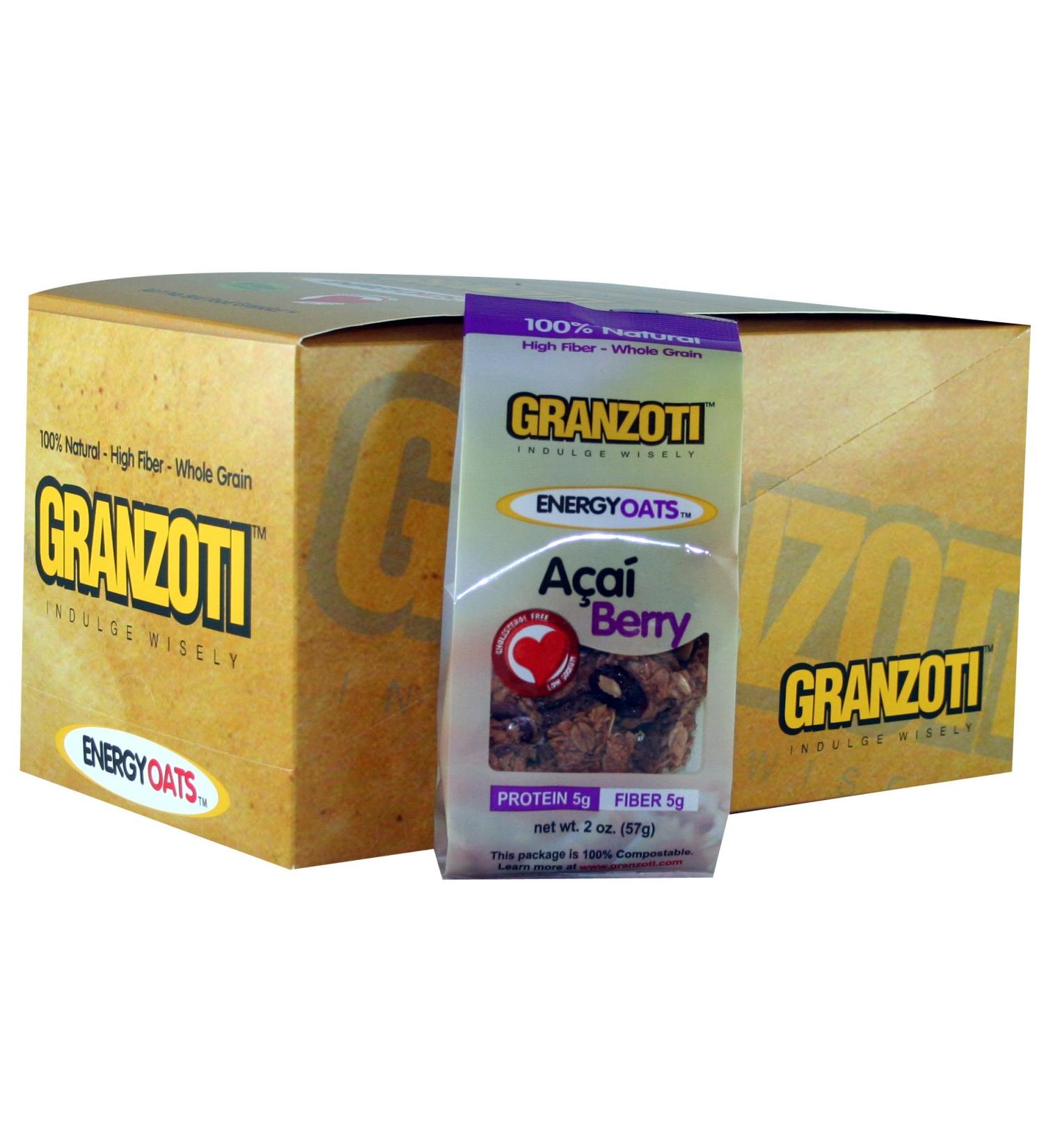 Granzoti Energy Oats Acai Berry 12-Count