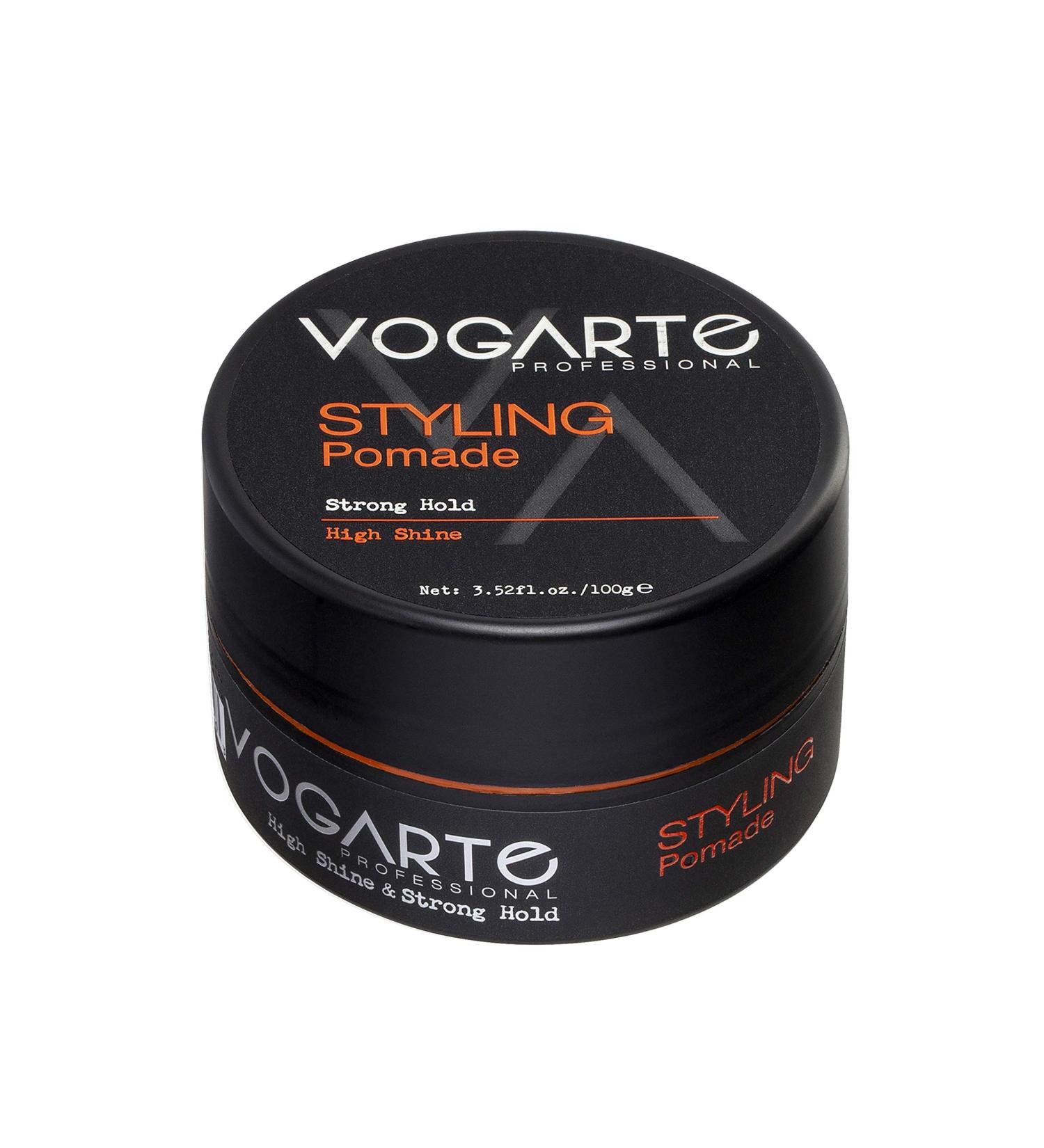 Vogarte Hair Styling Pomade for Men - Strong Hold & High Shine - 3.52 oz - Buy Online on GoSupps.com