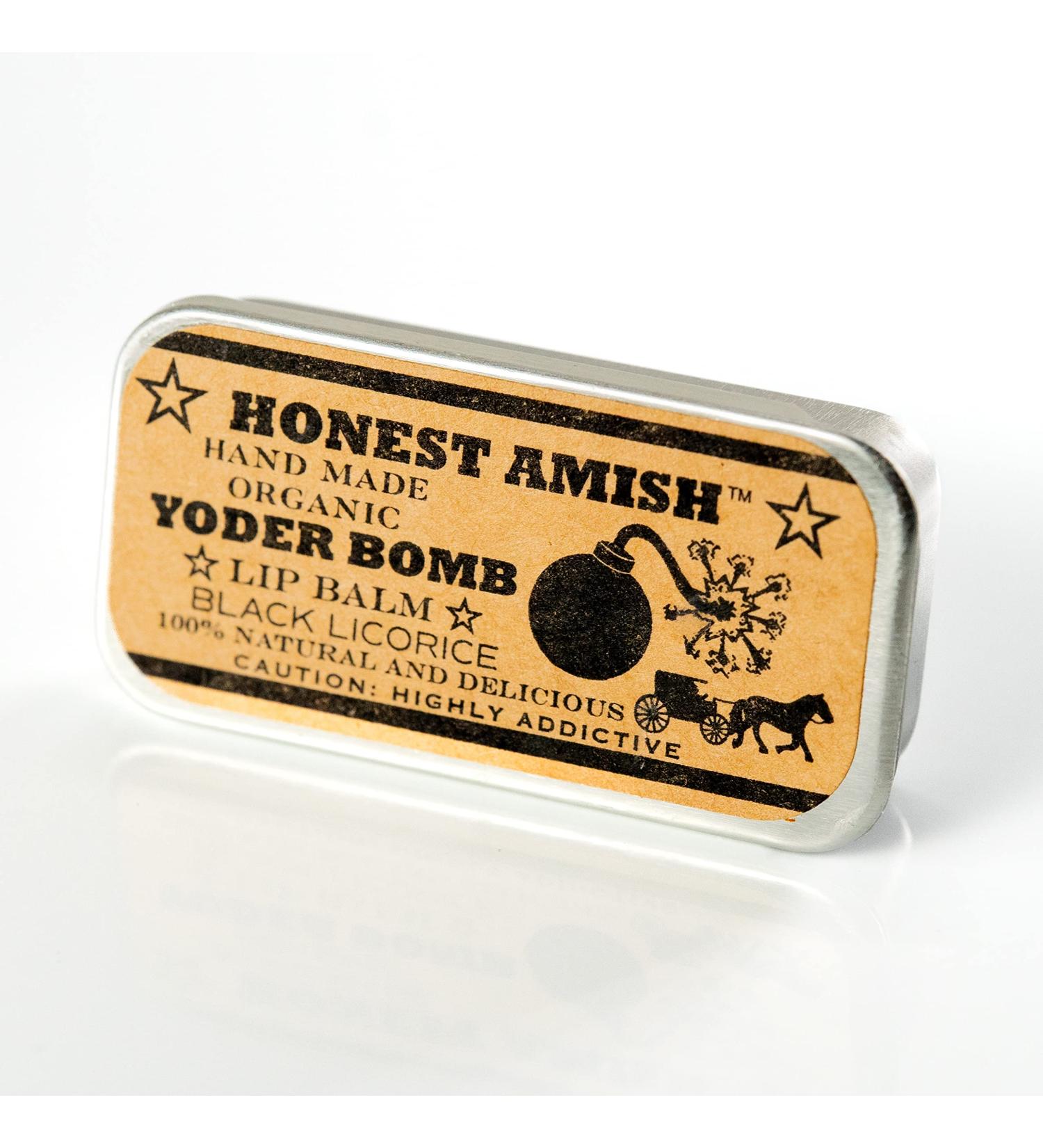 5 Pack Licorice Lip Balm By Honest Amish- All Natural Herbal Remedy