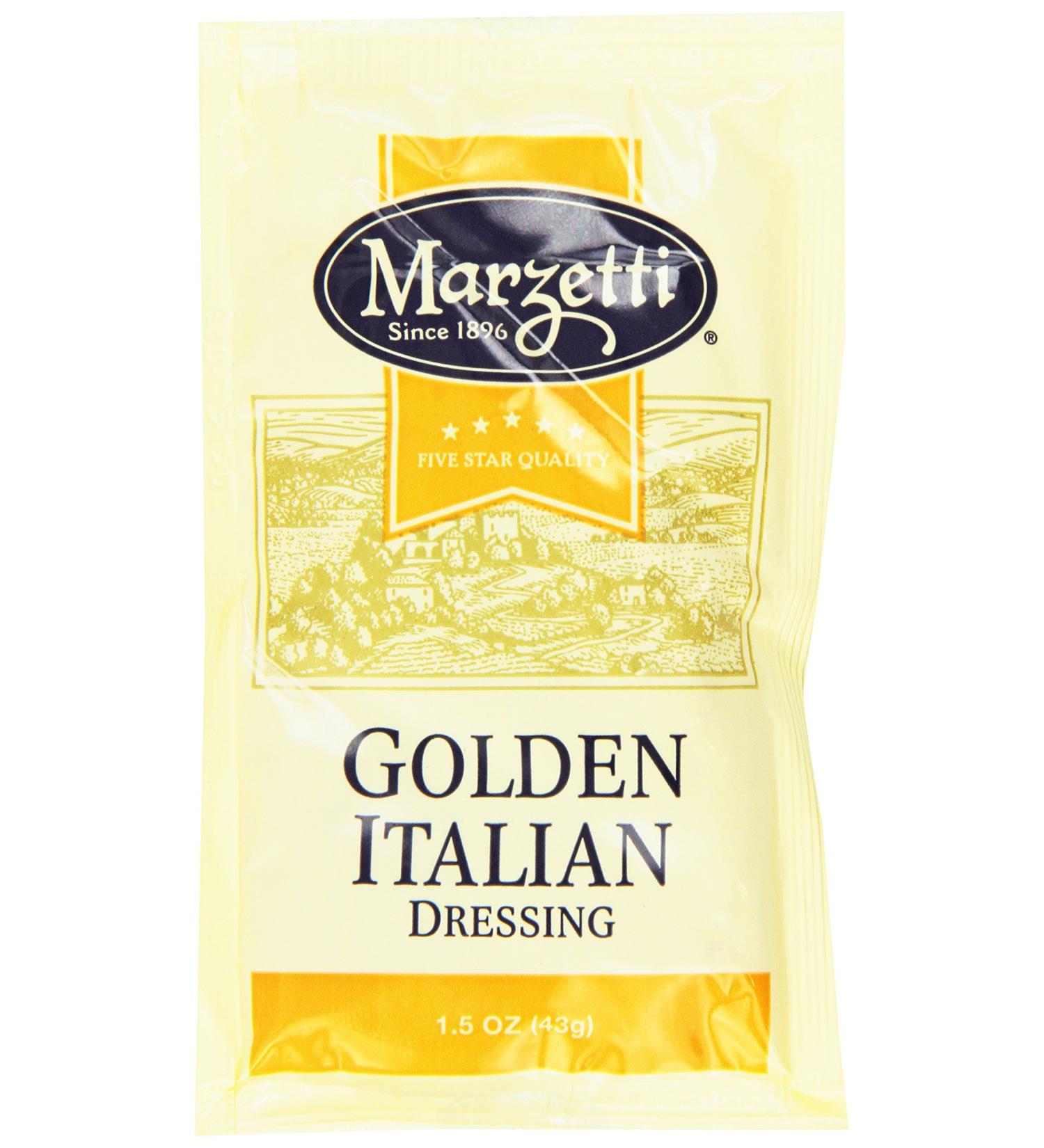Marzetti Golden Italian Dressing 1.5oz (Pack of 60) - Authentic Taste, Convenient Packets - Buy Online on GoSupps.com
