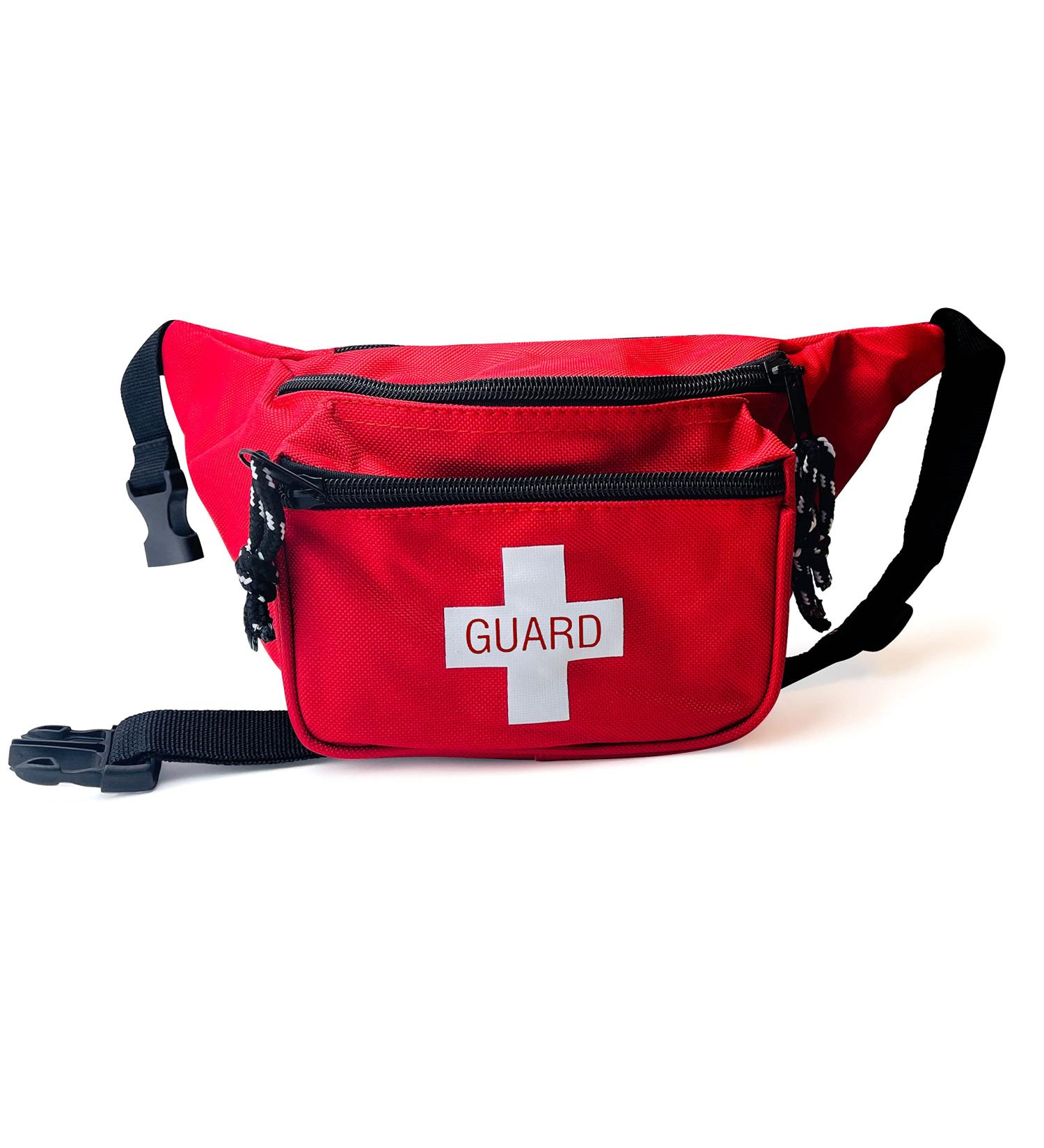 ASA TECHMED First Aid Waist Pack - Baywatch Lifeguard Fanny Pack for Emergency - Compact & Portable for Home, Car, Outdoors, Hiking, Playground, Pool, Camping & Workplace - Buy Online on GoSupps.com
