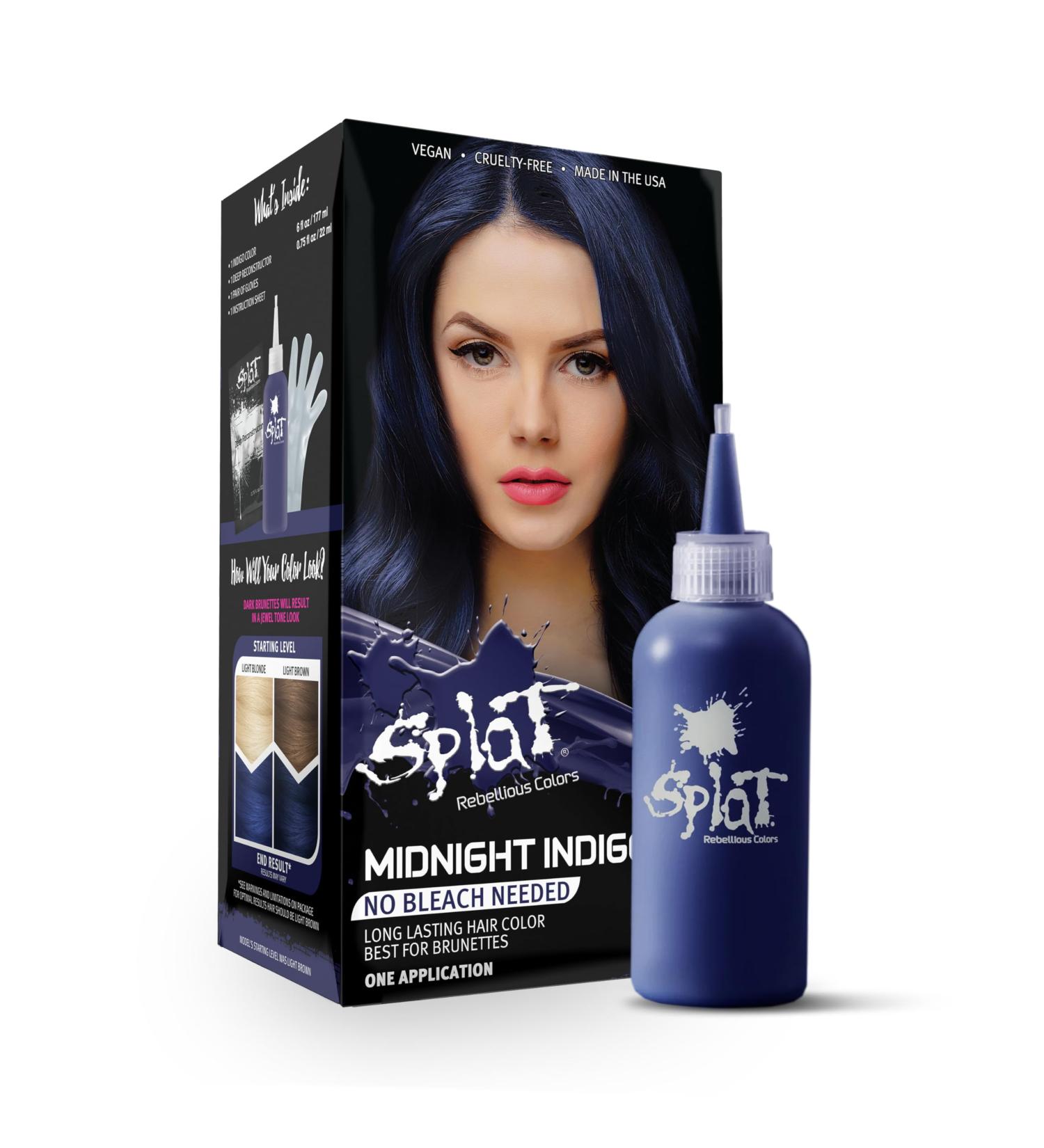 Buy Splat 30 Wash No Bleach Formula - Midnight Indigo 1 Fl Oz | International Shipping Available - Buy Online on GoSupps.com