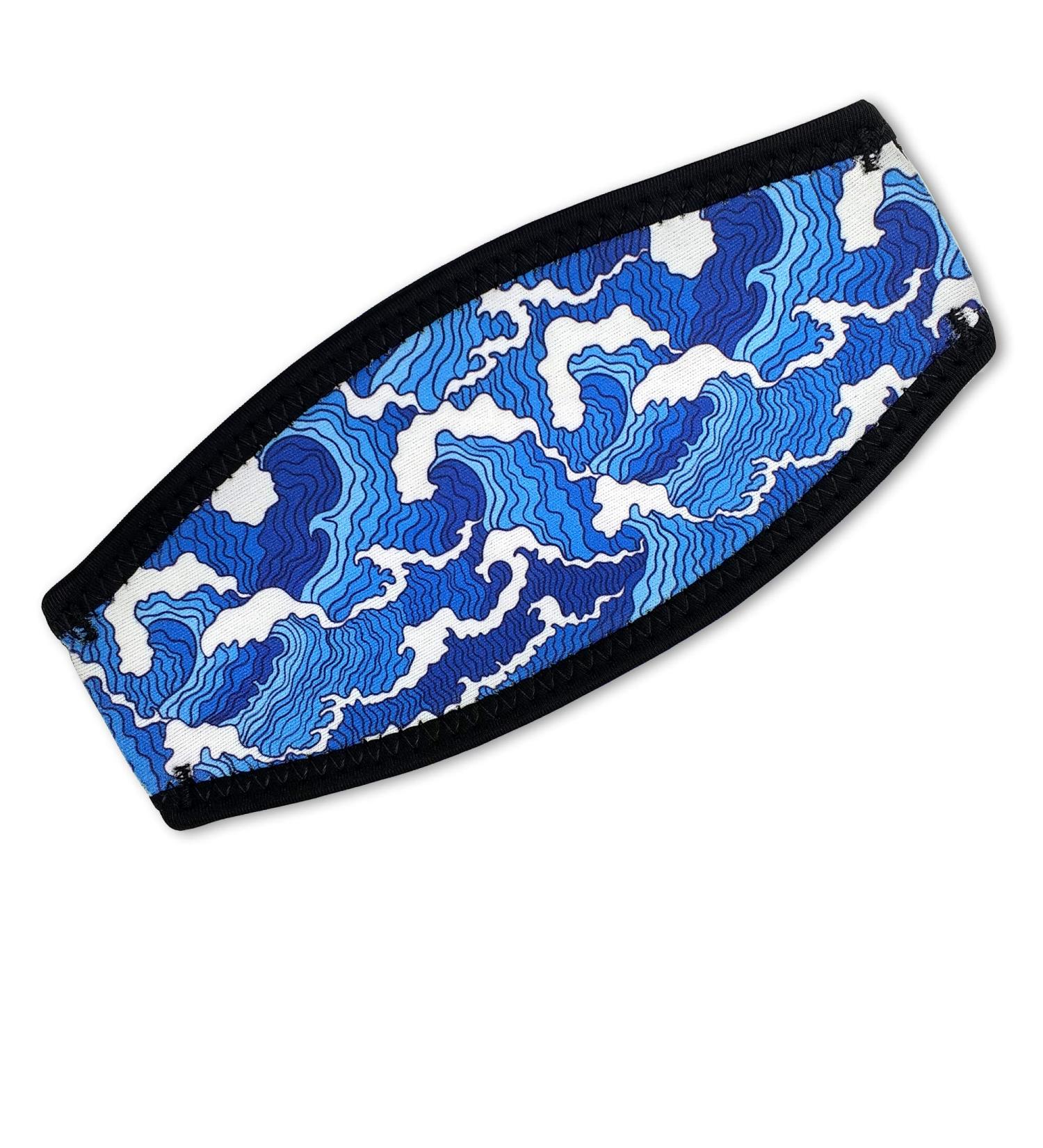 Flow Scuba Gear Diving Mask Slap Straps - Neoprene Cover for Dive and Snorkel Masks | Tsunami - Buy Online on GoSupps.com