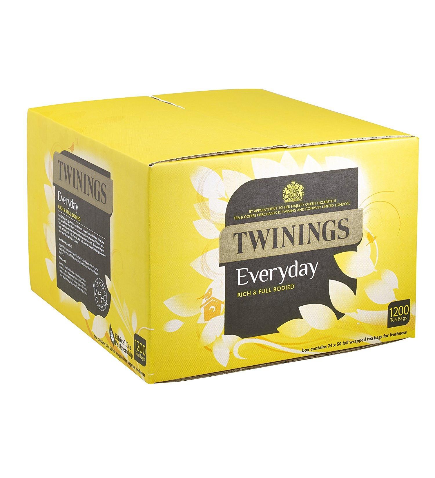Twinings Everyday Teabags Bulk Pack - 1200 Tea Bags (1 pack) - Buy Online on GoSupps.com