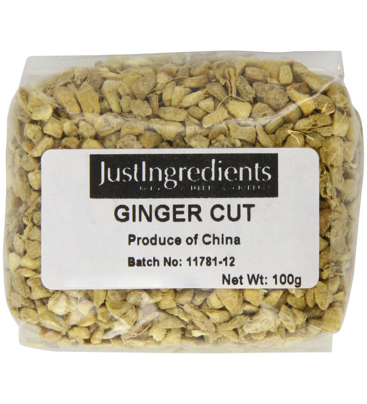 JustIngredients Essential Ginger Thick Slices 100 g - Pack of 5 - Buy Online on GoSupps.com