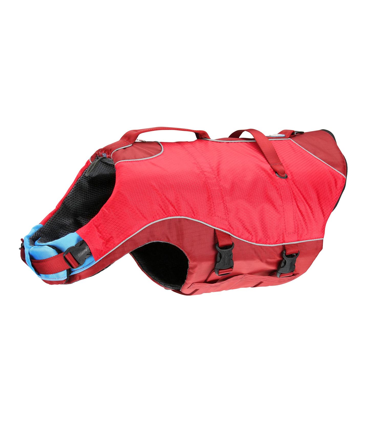 Kurgo Surf N Turf Dog Life Jacket XS - Tear-Resistant Reflective 2 Handles - Red | Best Shipping Worldwide - Buy Online on GoSupps.com