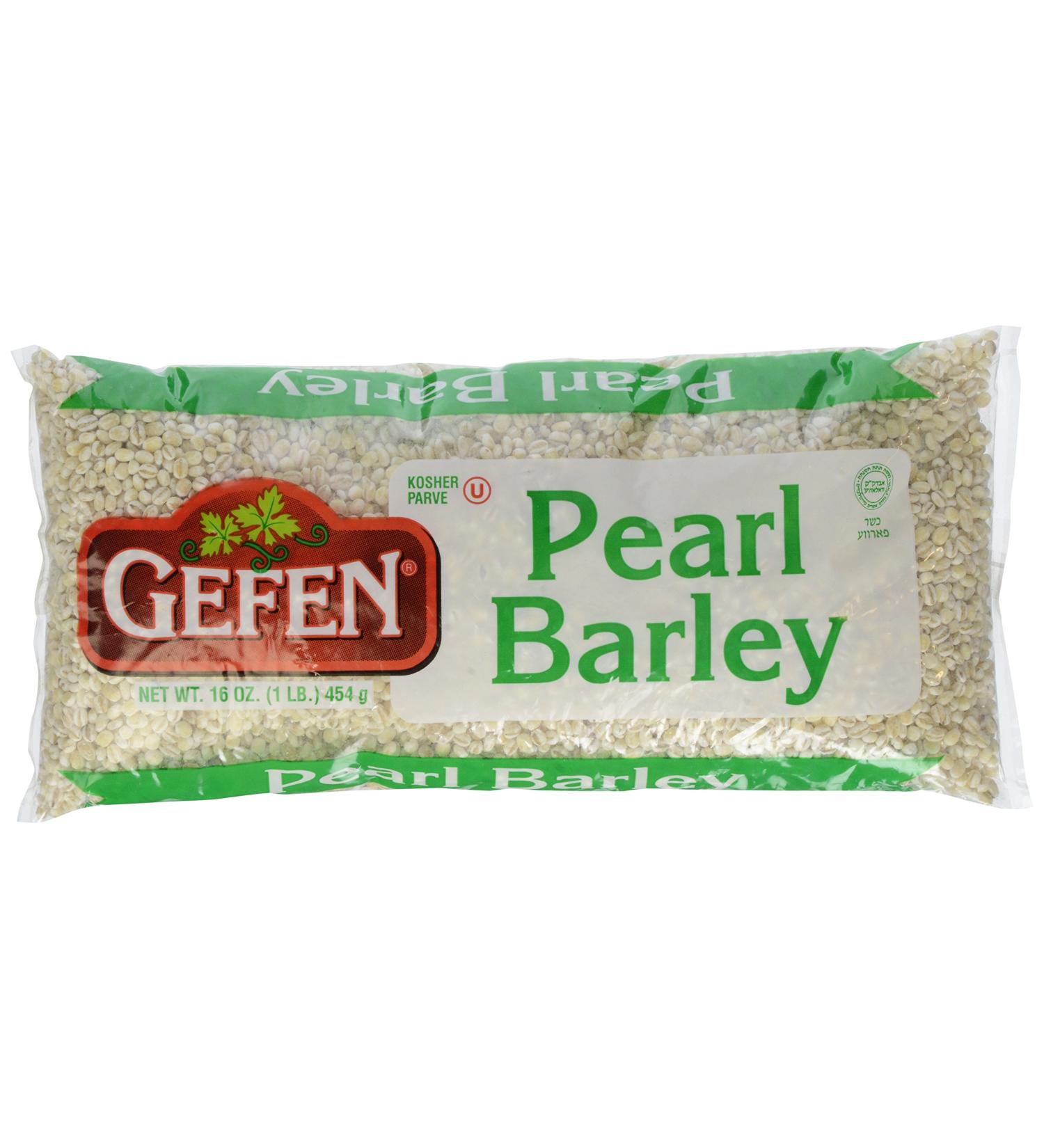 Gefen Pearl Barley 16 oz - Premium Quality Barley for Cooking and Baking | Shop Now - Buy Online on GoSupps.com
