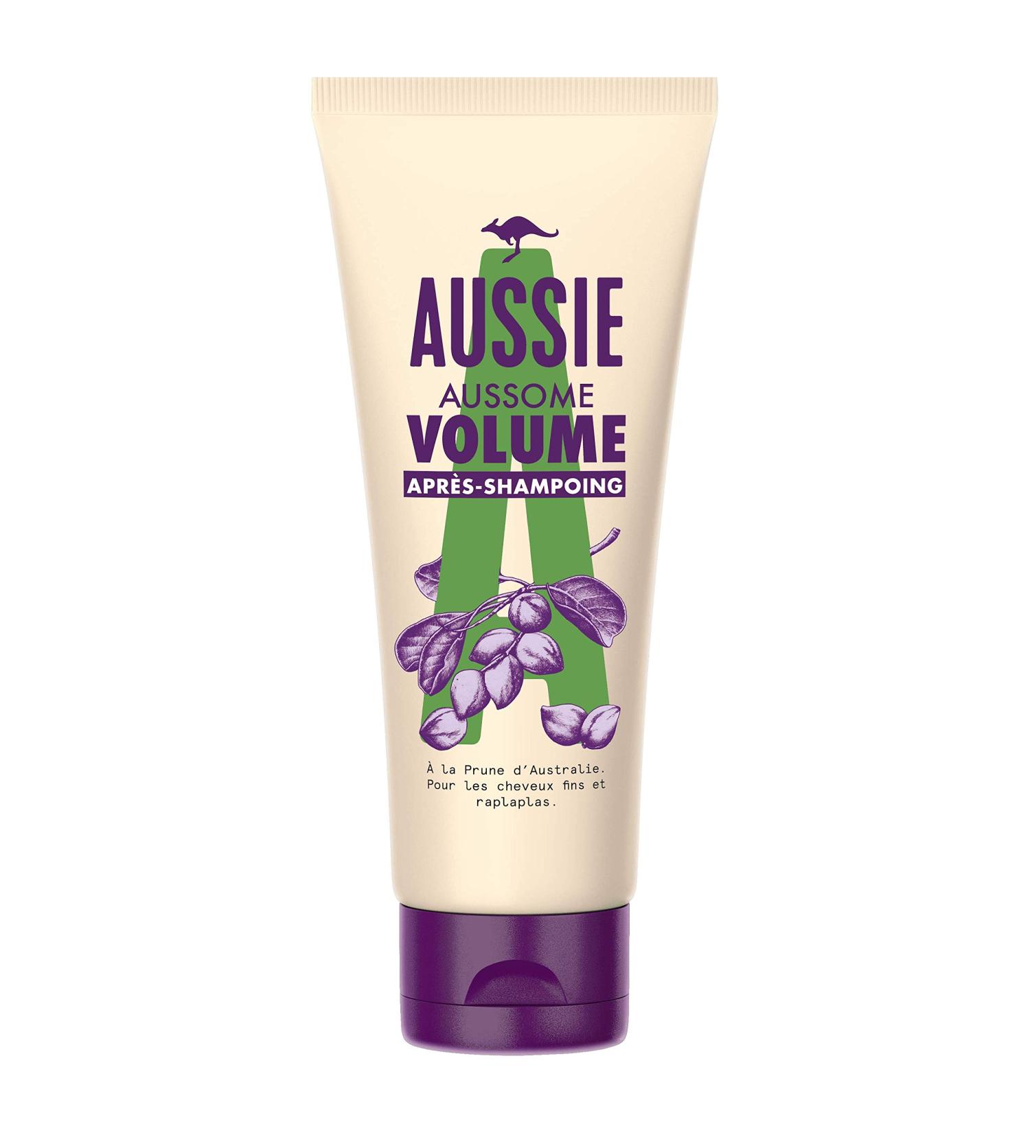 Aussie Aussome Volume Conditioner Volumizing Conditioner For Flat Hair That Lacks Volume With Australian Plum 200ml - Buy Online on GoSupps.com