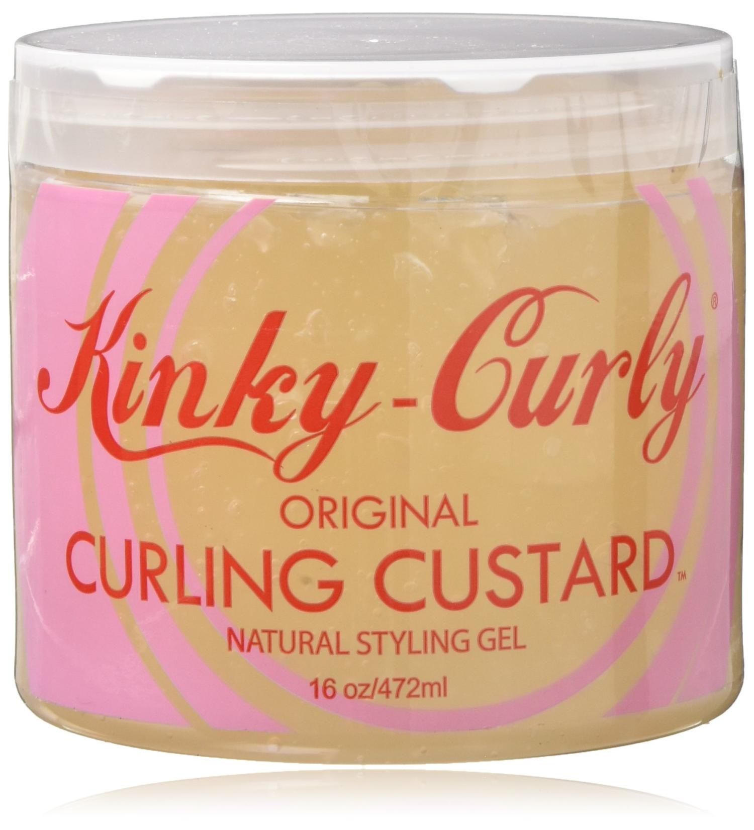 Kinky-Curly Original Curling Custard Gel 16 oz - Natural Styling for Curls - Buy Online on GoSupps.com