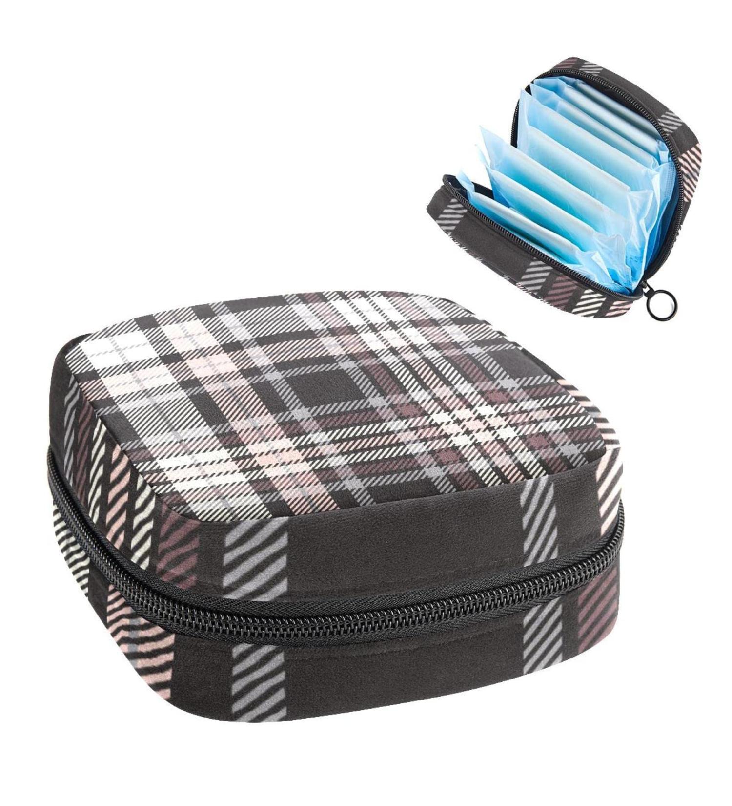 Shop Women's Bonds Storage Pockets Stillpad Halter Multi-Color Scottish Plaid Portable Period Kit Bag | Feminine Products for Women & Girls - Buy Online on GoSupps.com