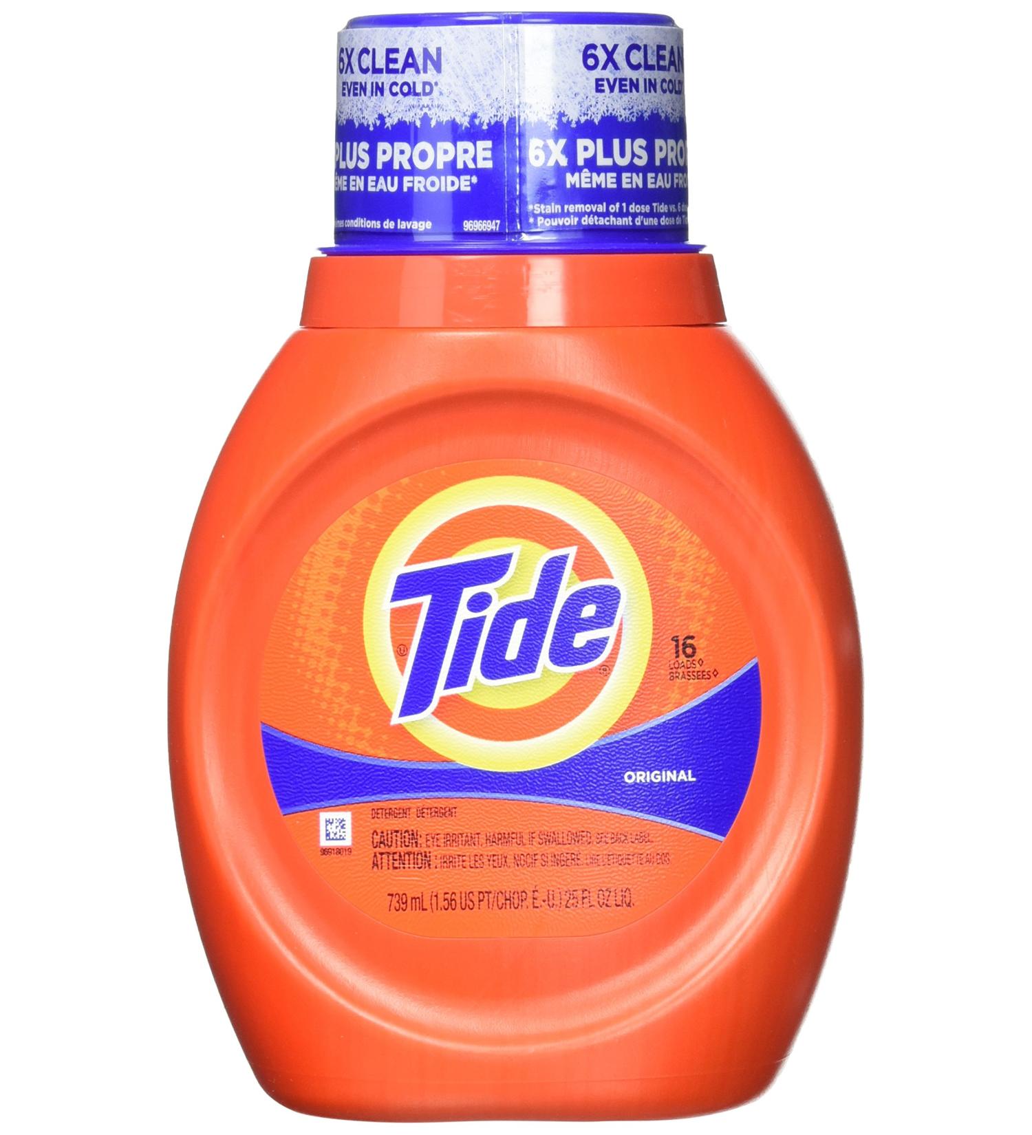 Buy Tide 760838 Liquid Laundry Detergent Original - 16 Loads 25 fl oz | International Shipping Available - Buy Online on GoSupps.com