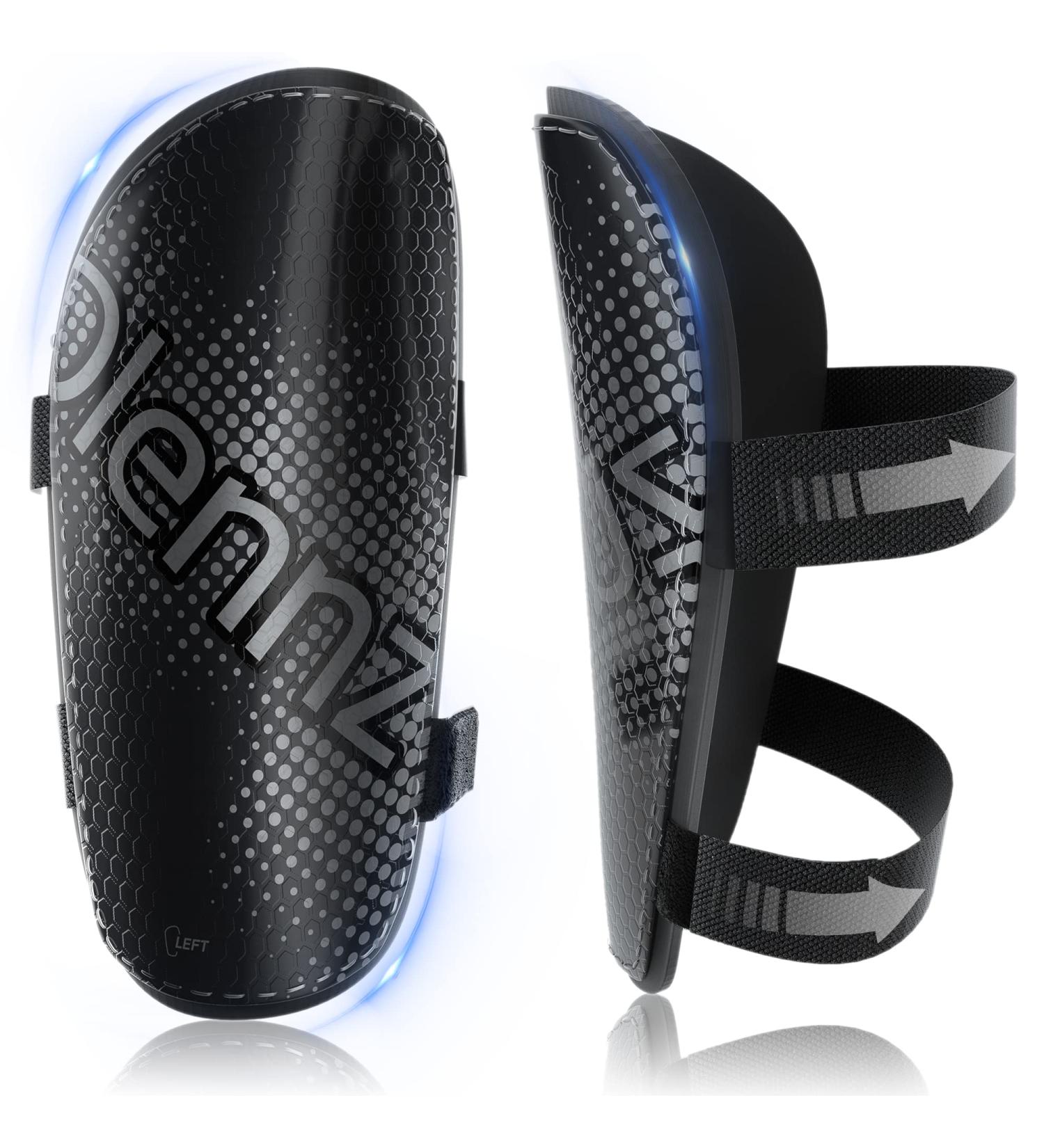 RAYSHARP Youth Soccer Shin Guards - Adjustable Straps, Comfortable & Durable - Black X-Small - Buy Online on GoSupps.com