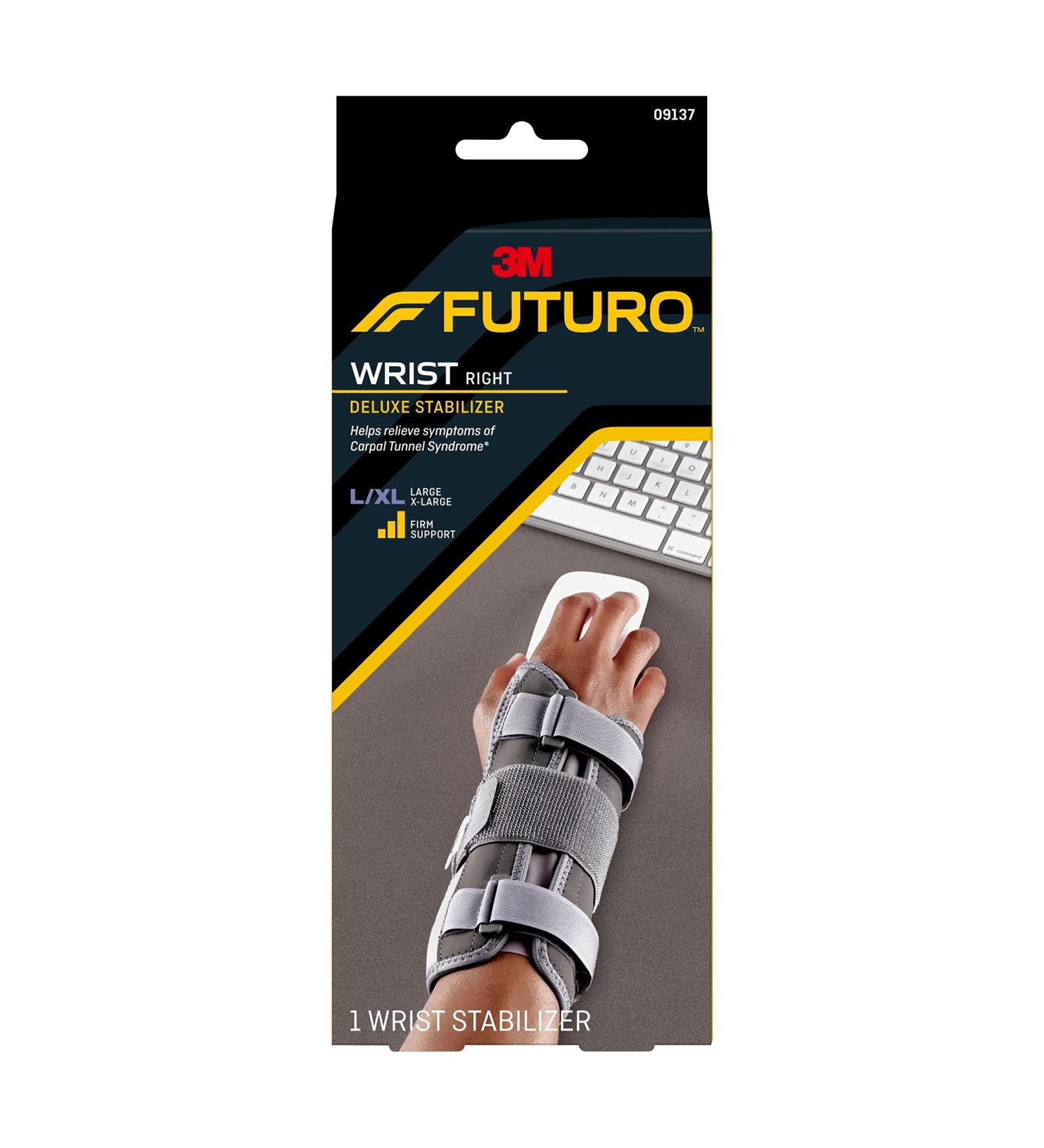 FUTURO Deluxe Wrist Stabilizer Right Hand - Size L/XL - Buy Online on GoSupps.com