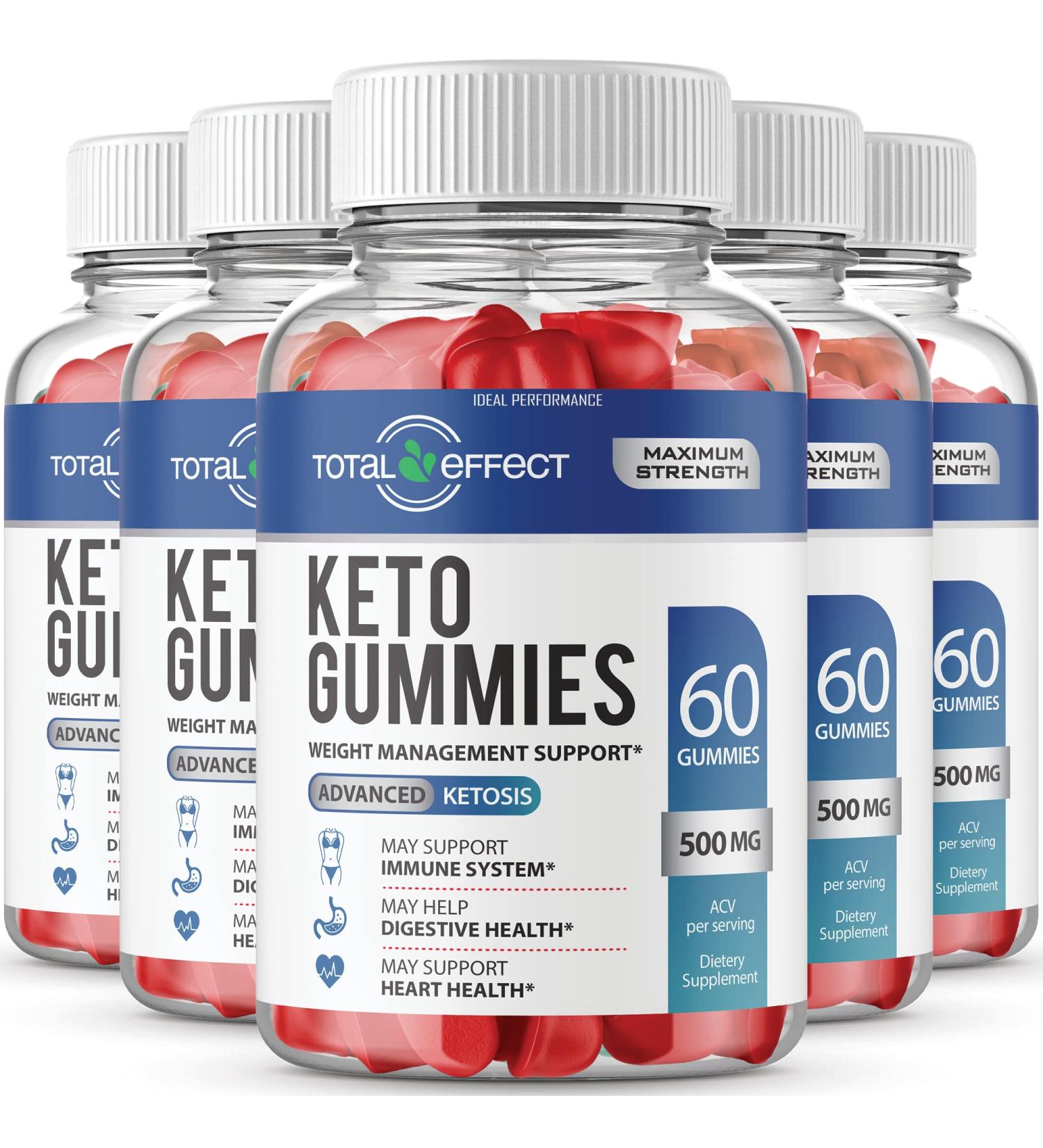 IDEAL PERFORMANCE (5 Pack) Total Effect Keto Gummies (300 Gummies)