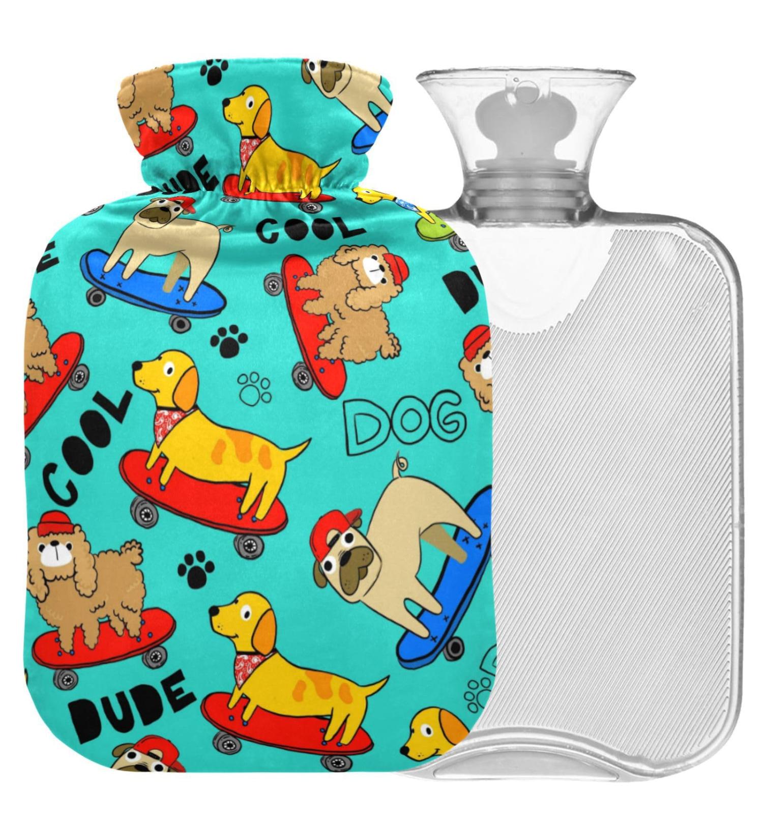 Naanle Pug Dog Dachshund Warm Water Bottle - 1L Heat & Cold Therapy for Pain Relief | Ideal for Hand & Feet - Buy Online on GoSupps.com