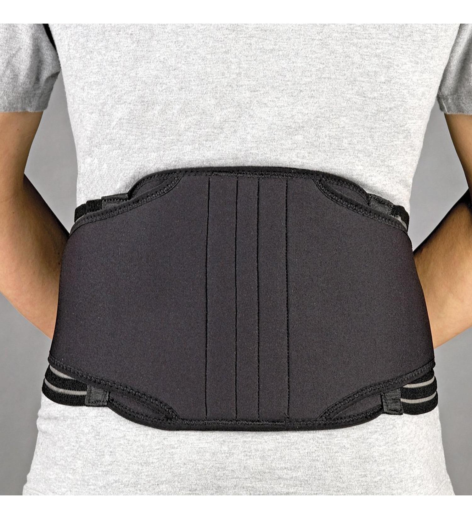 FLA Orthopedics Neoprene Lumbar Sacral Support Belt - Medium Black - Back Pain Relief - Adjustable Support - 31-72231-722MDBLK - Buy Online on GoSupps.com