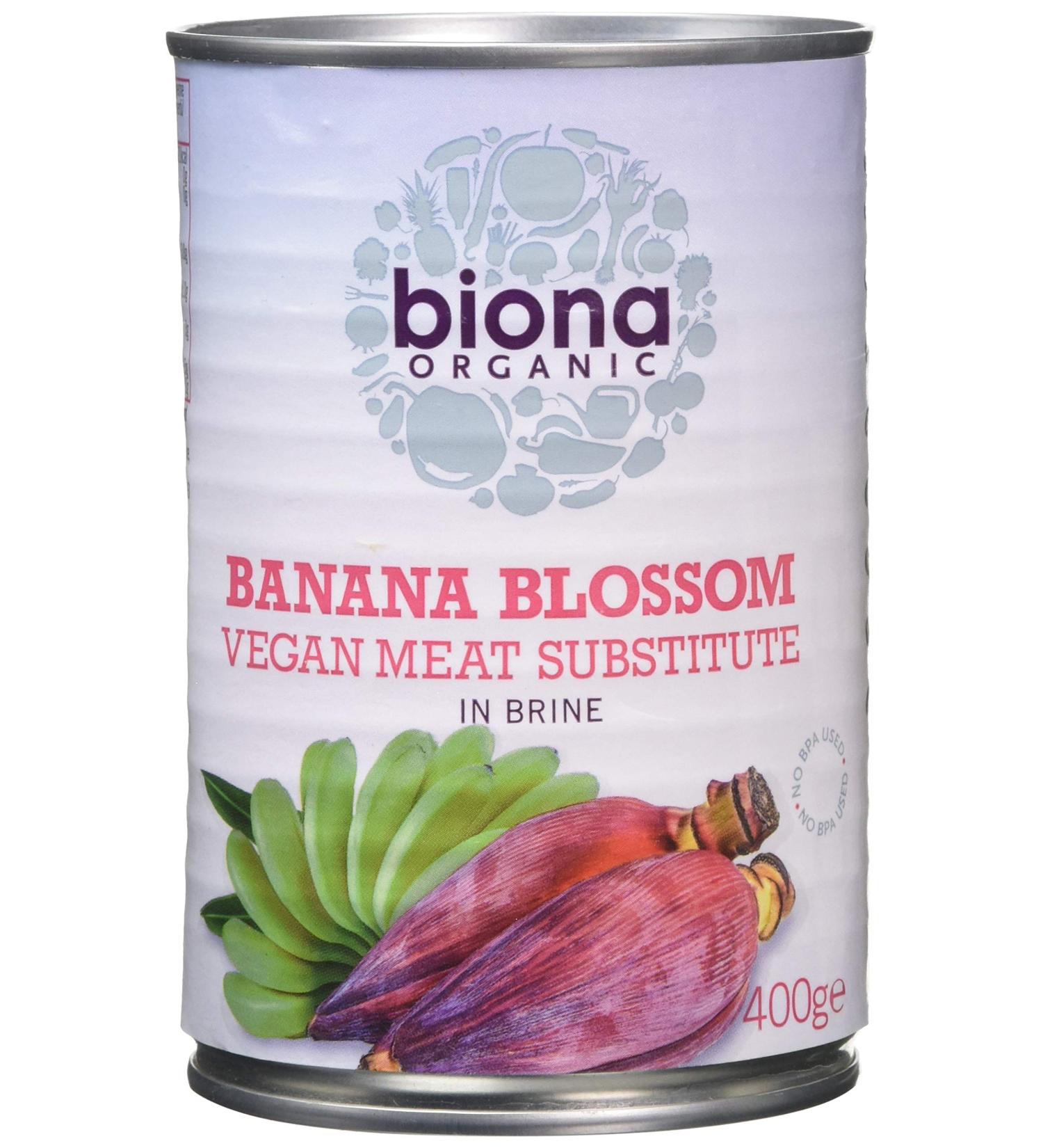 Biona Organic Banana Blossom in Salted Water 400g - Buy Online on GoSupps.com