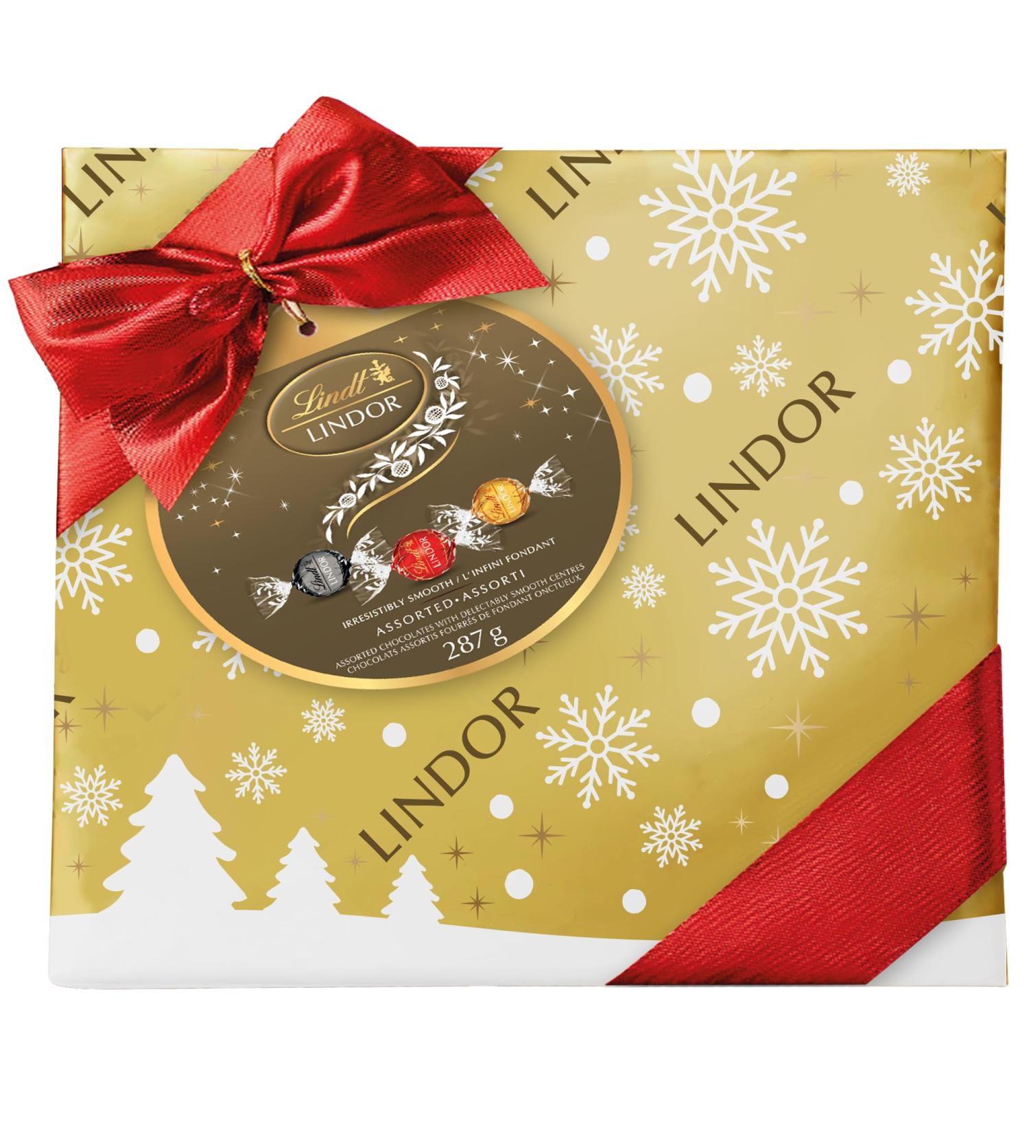 Lindt LINDOR Assorted Chocolate Truffles 287-Gram Gift Box Assorted 287 g (Pack of 1) - Buy Online on GoSupps.com