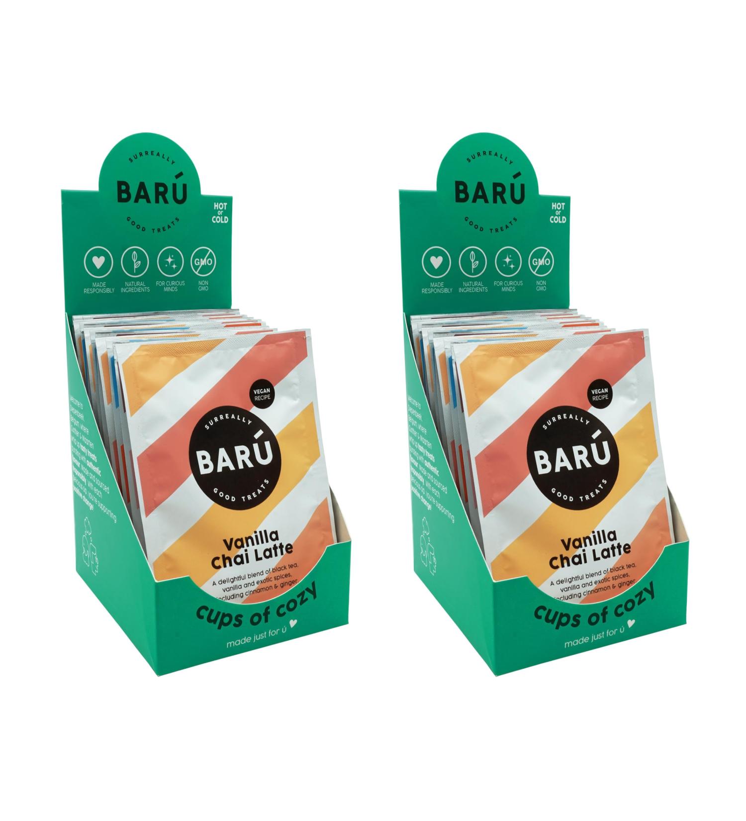 Bar Vanilla Chai Latte 24 sachets x 20g Pr paration instantan e au th noir vanille & pices Vegan naturel sans ar mes artificiels Fait main en Belgique - Buy Online on GoSupps.com