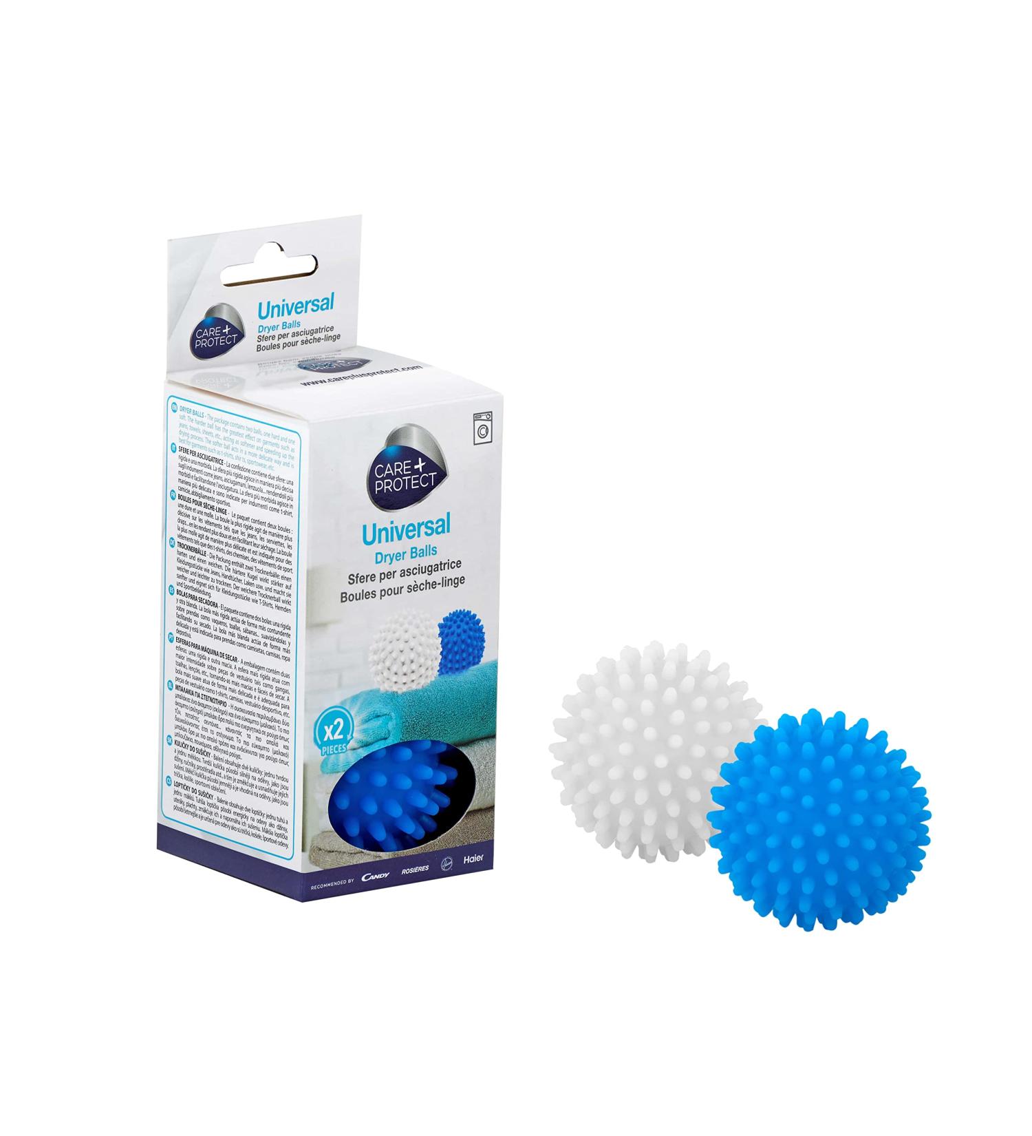 CARE + PROTECT Universal Dryer Balls - Set of 2 for Softening Fabrics and Uniform Drying - Buy Online on GoSupps.com