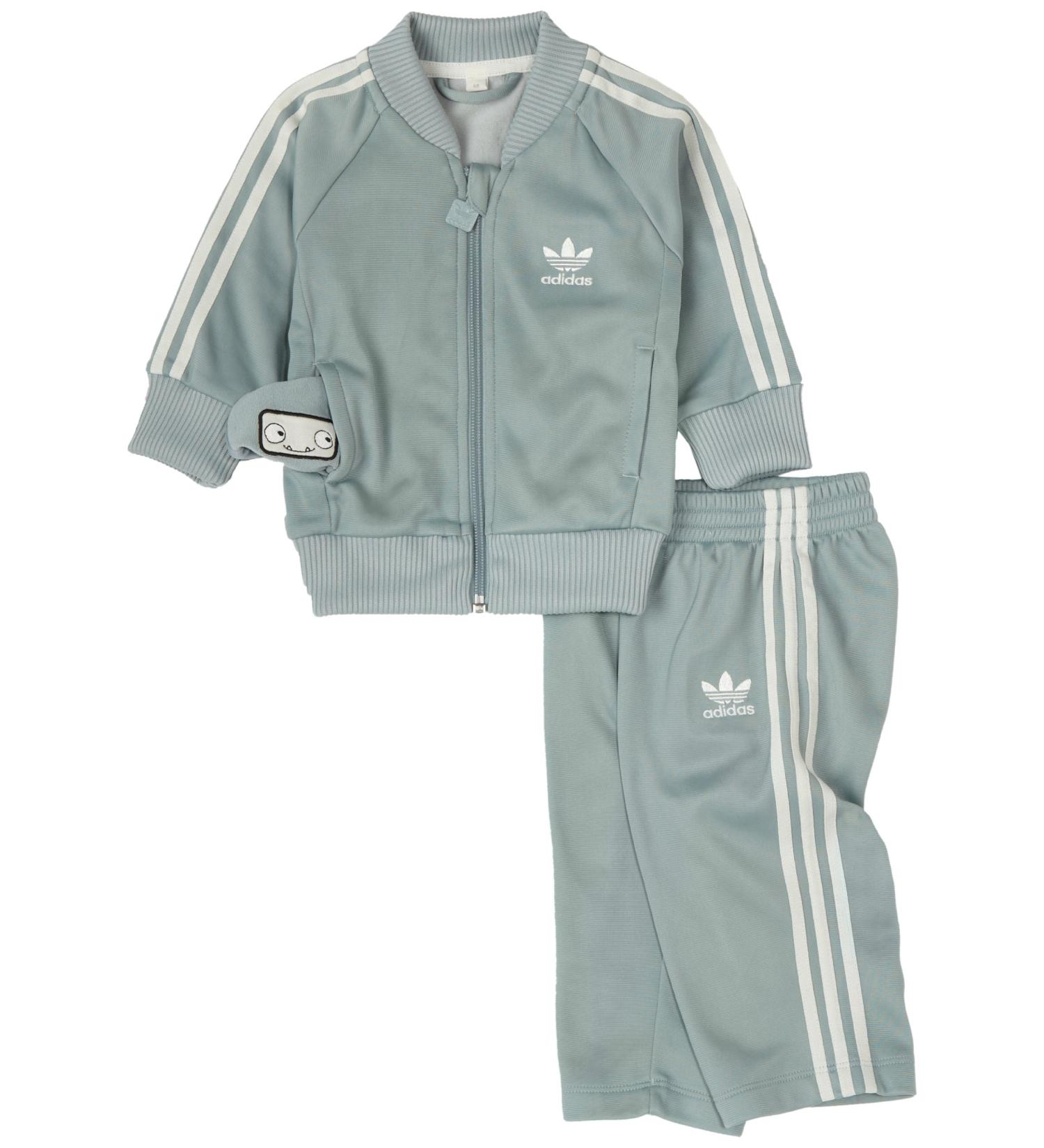 Adidas silver tracksuit shop