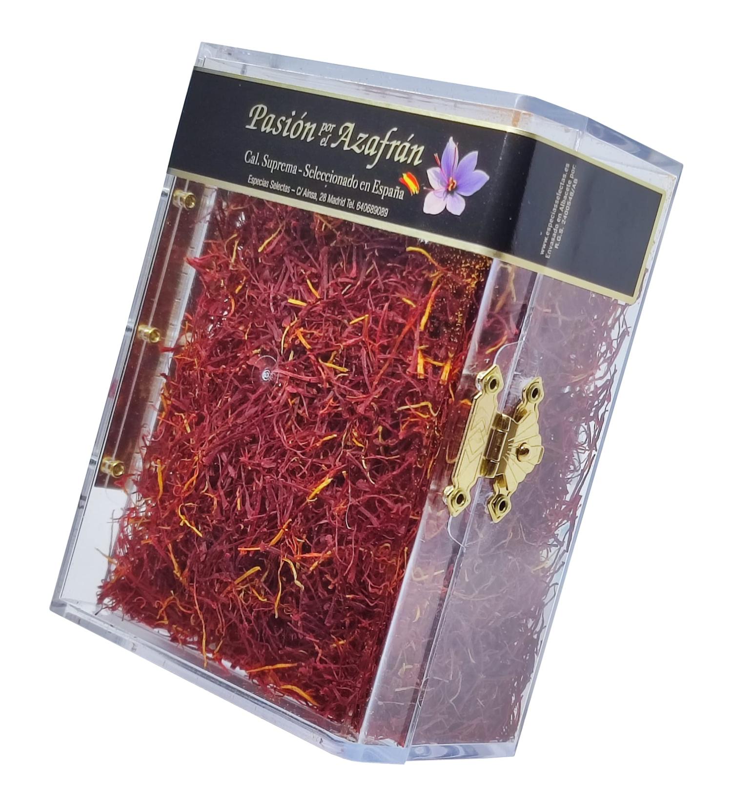  AP PASION POR EL AZAFRAN Supreme quality saffron (Quality category I ISO 3632-2) traditional elaboration good aroma and flavour 25 g - Buy Online on GoSupps.com