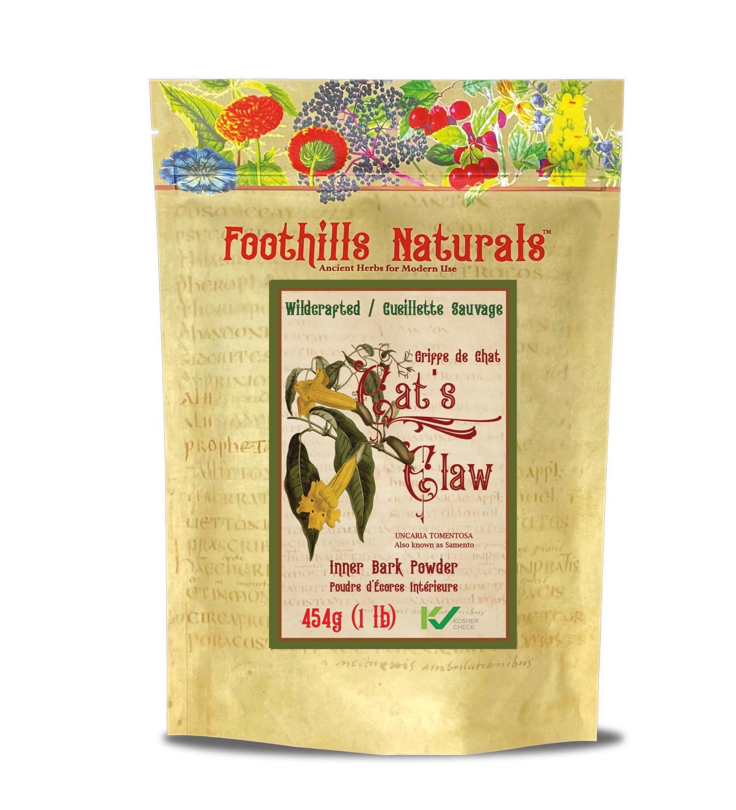 Foothills Naturals Cat's Claw Powder 1 lb (454g) - Buy Online on GoSupps.com