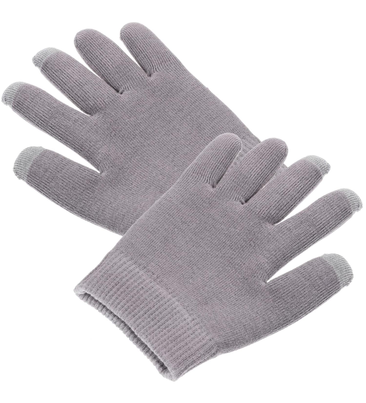 minkissy 1 Pair Pink Gloves Gel Gloves for Women Hand Caring Gloves for Women Gloves for Dry Hand Comfortable Gel Gloves Hand Protection Overnight Spa Gloves Moisturizing Lotion Cotton 21x14cm Grey - Buy Online on GoSupps.com