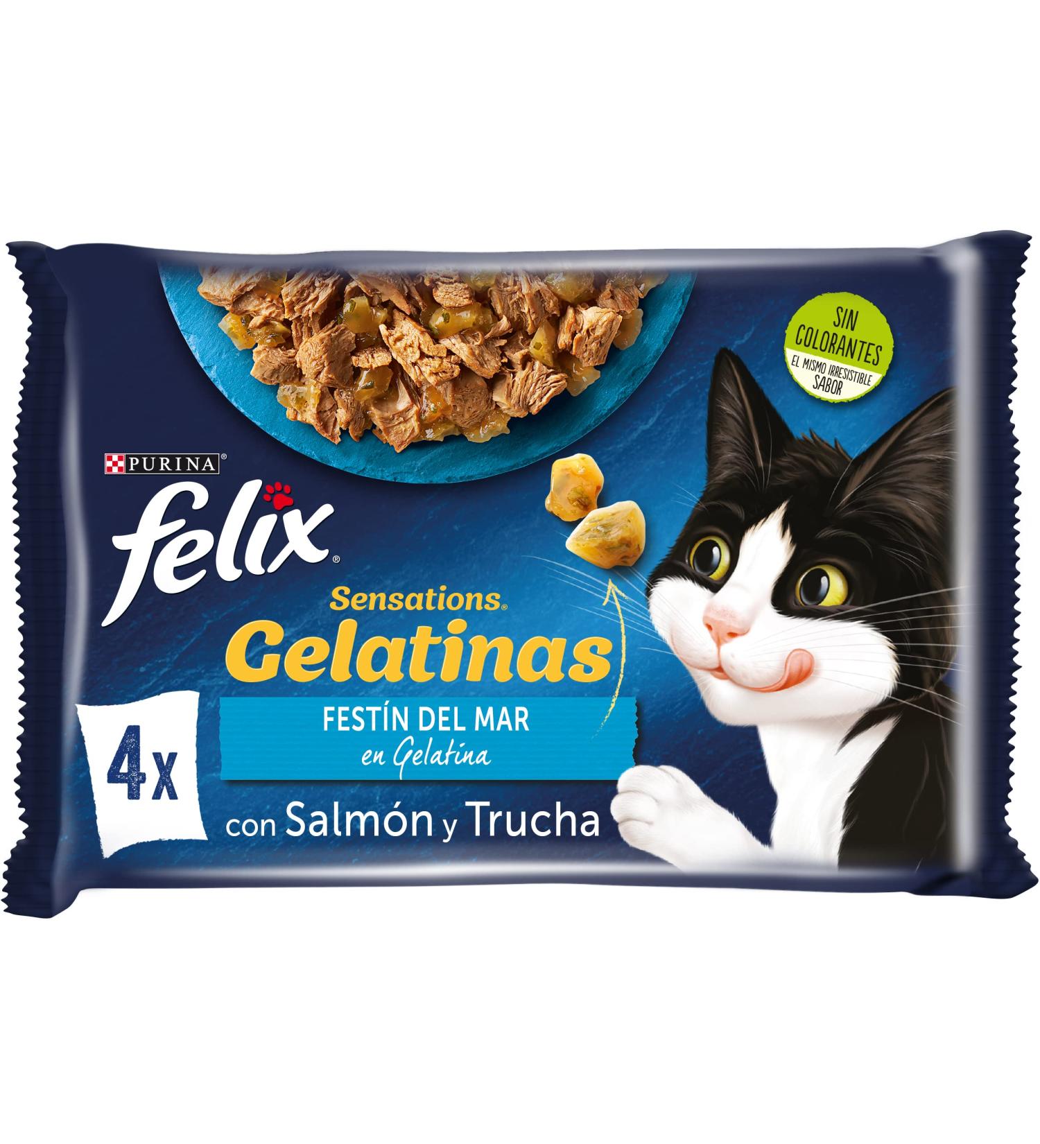 PURINA FELIX S lection Poisson Sensations Festnight de la mer en g latine - 4x85g - Pack de 12 - Buy Online on GoSupps.com