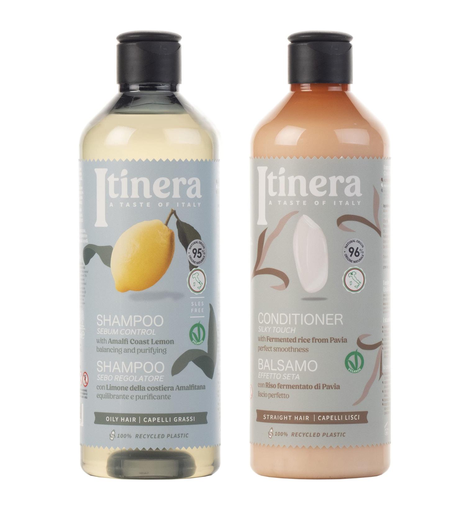  sarcia.eu ITINERA Cosmetic Kit Conditioner for Oily Hair 2 x 370 ml - Buy Online on GoSupps.com