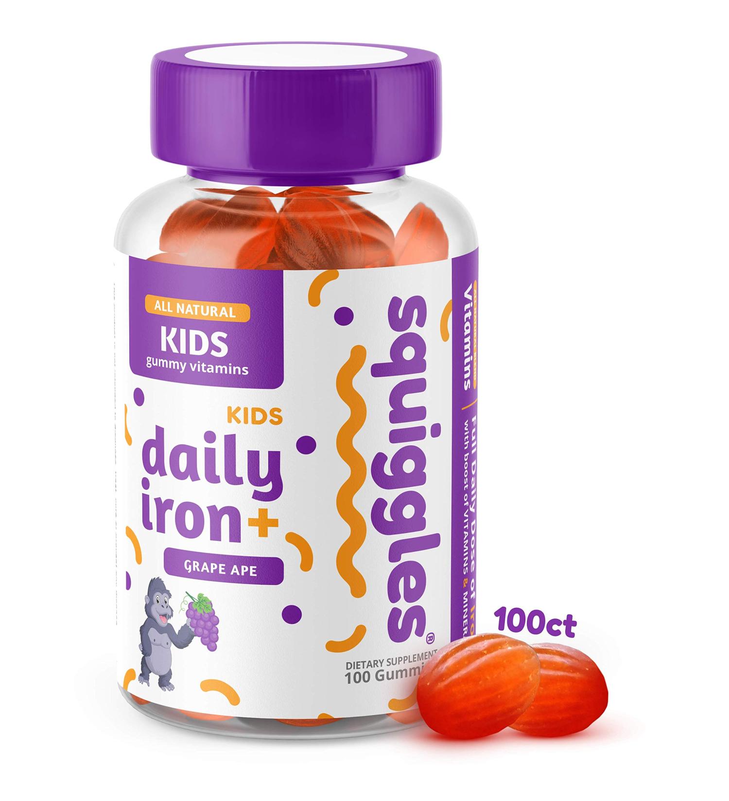 Vitamin Friends Iron Vegan Gummies - Strawberry Flavor, 60 Pectin Gummies for Enhanced Energy - Buy Online on GoSupps.com