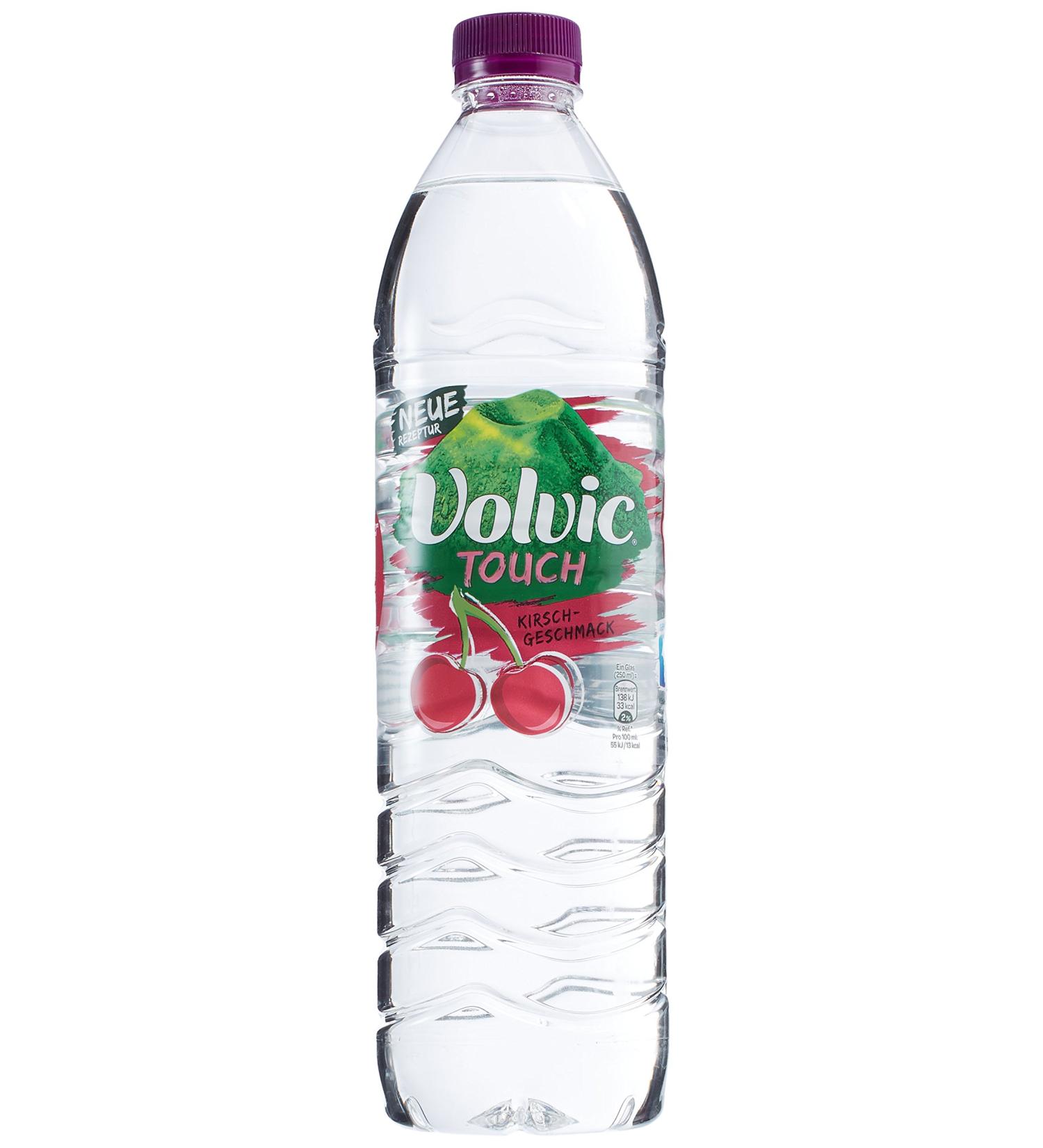 Buy Volvic DPG Touch Cherry MW - Pack of 6 Disposable Bottles (6 x 1.5L) | International Shipping Available - Buy Online on GoSupps.com