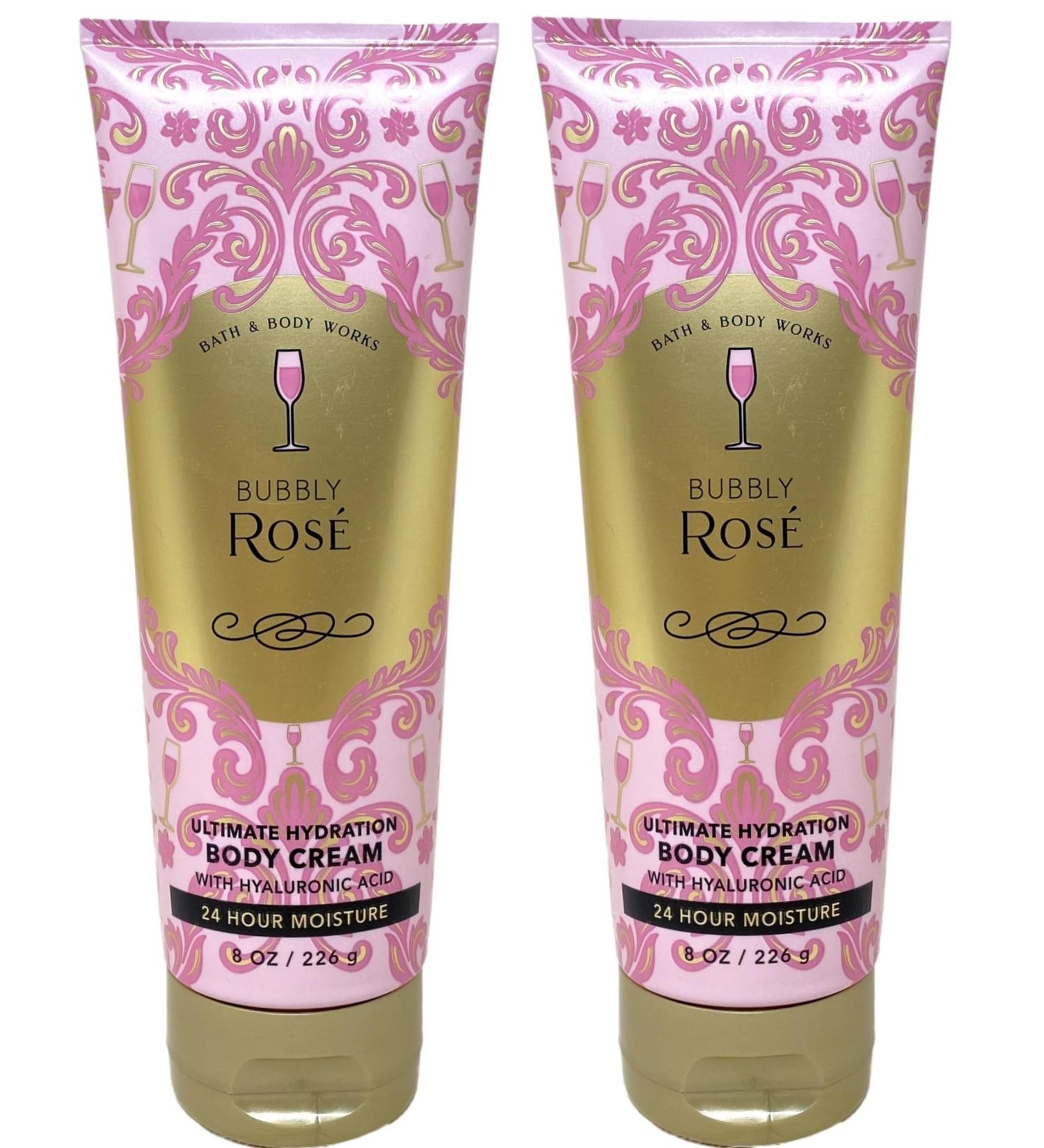 Bath & Body Works Bubbly Ros Ultimate Hydration Body Cream 2 Pack.