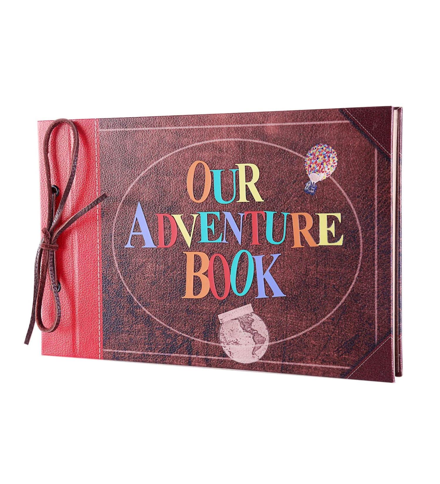 3D Our Adventure Book Scrapbook Photo Album - Perfect Gift for Christmas, Valentines, Birthday, Wedding Anniversary - Buy Online on GoSupps.com