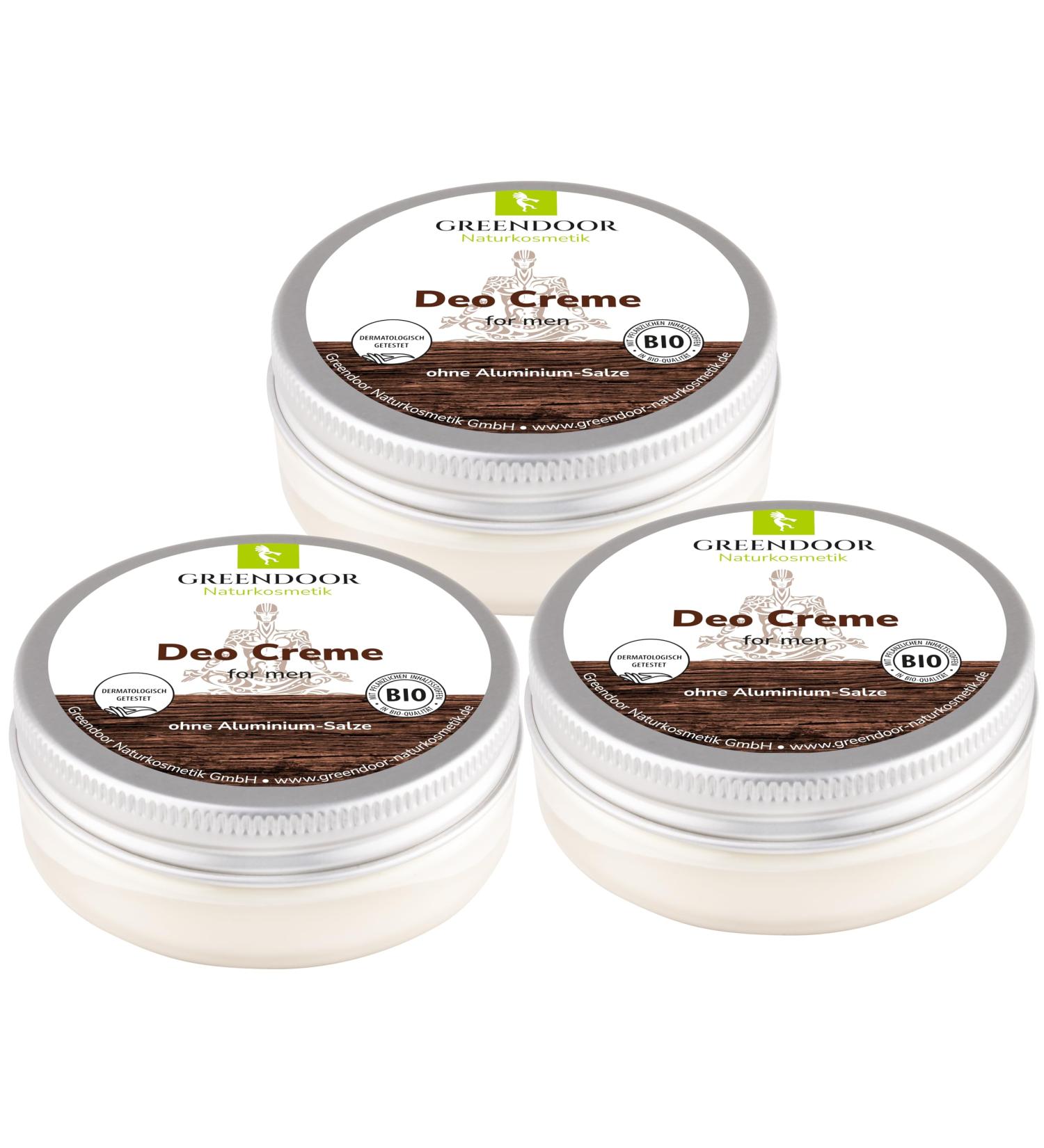 50ml Greendoor cream deodorant WITHOUT ALUMINUM very effective against perspiration odor vegan natural without preservatives ORGANIC deodorant without alcohol not tested on animals - Buy Online on GoSupps.com