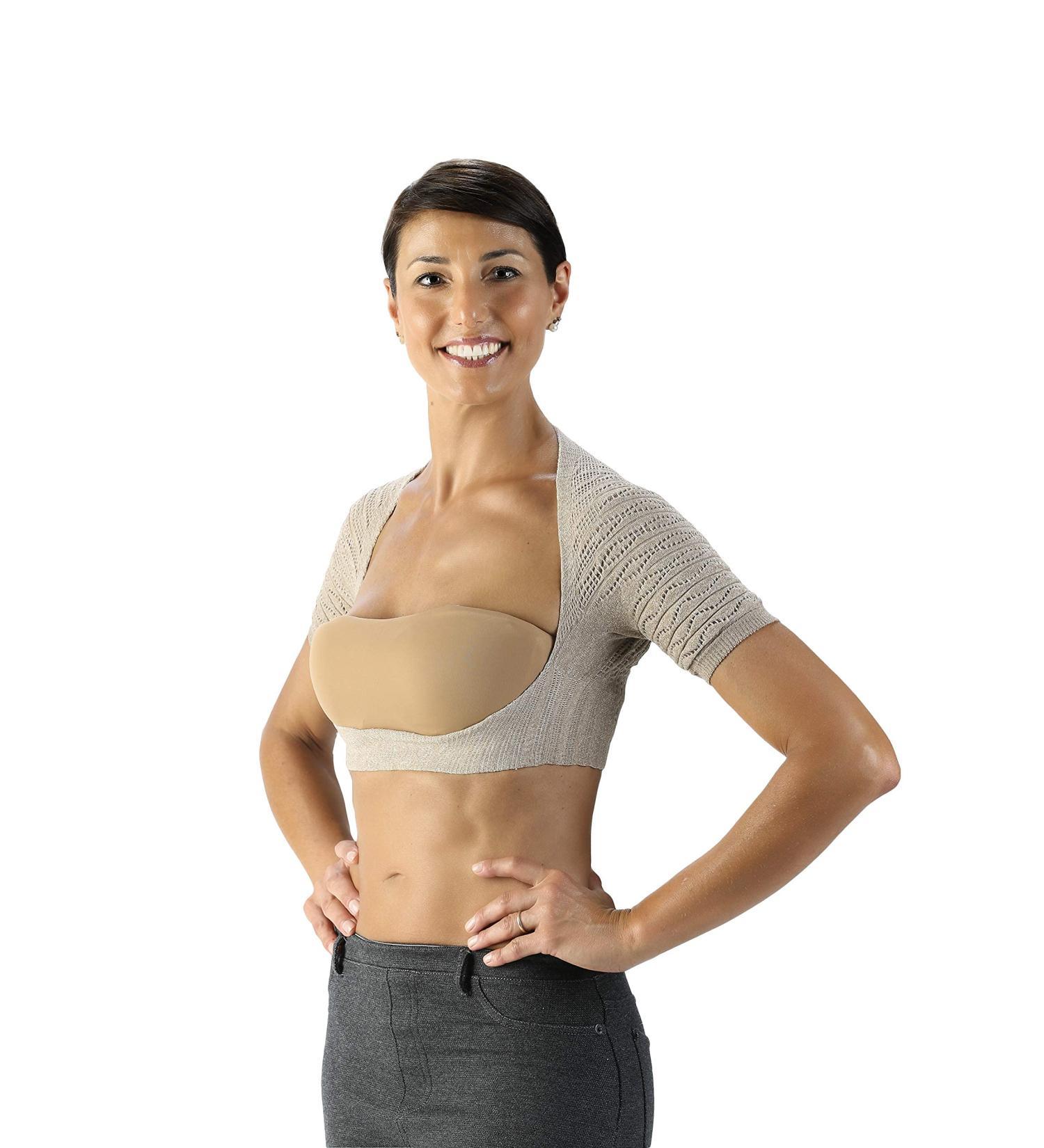 Spikenergy Neck Bandage Support - Magnetic Therapy for Neck & Shoulder Pain Relief (Medium Beige) | International Shipping - Buy Online on GoSupps.com