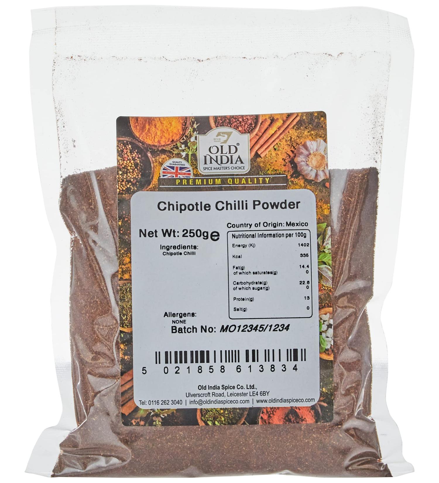 Old India Chipotle Chilli Powder 250g 250 g - Buy Online on GoSupps.com