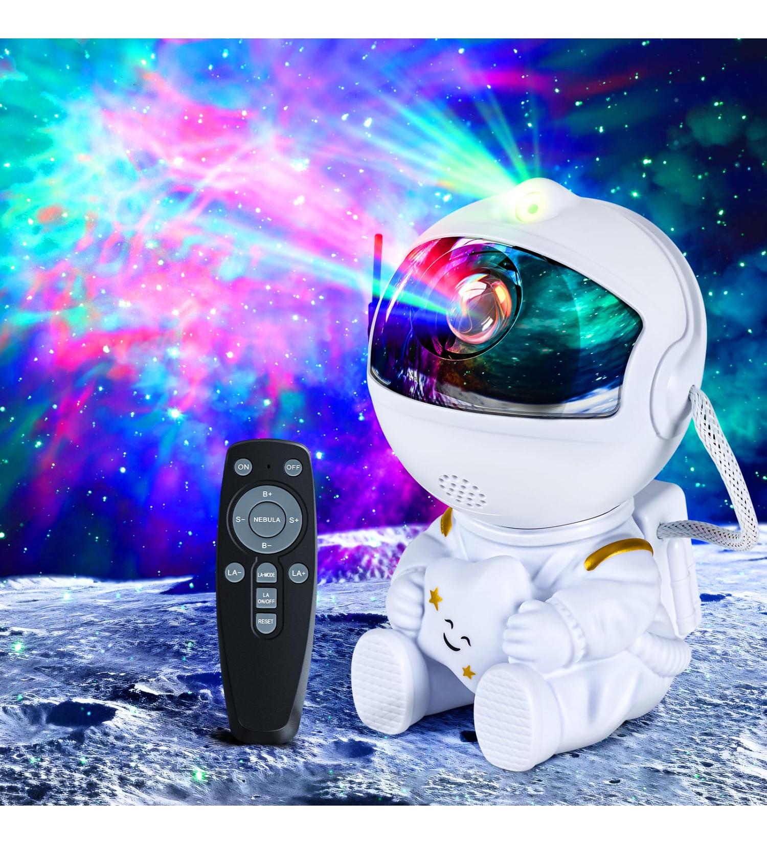 Buy Burnnov Astronaut Starry Projector LED - 8 Fog & 2 Star Modes Remote Control Adjustable Brightness & 360 Rotation for Kids & Adults | International Shipping Available - Buy Online on GoSupps.com