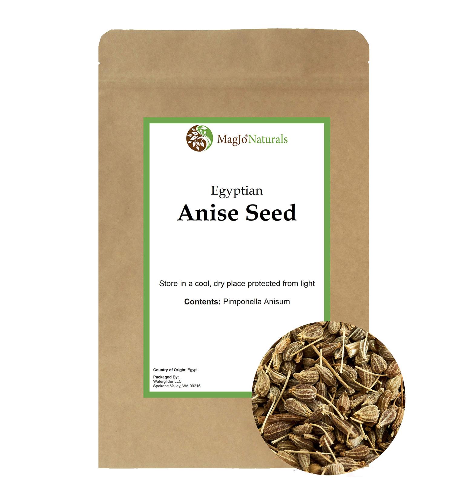 MagJo Naturals Whole Aniseed 16 oz - Premium Anise Seeds from Egypt - Buy Online on GoSupps.com