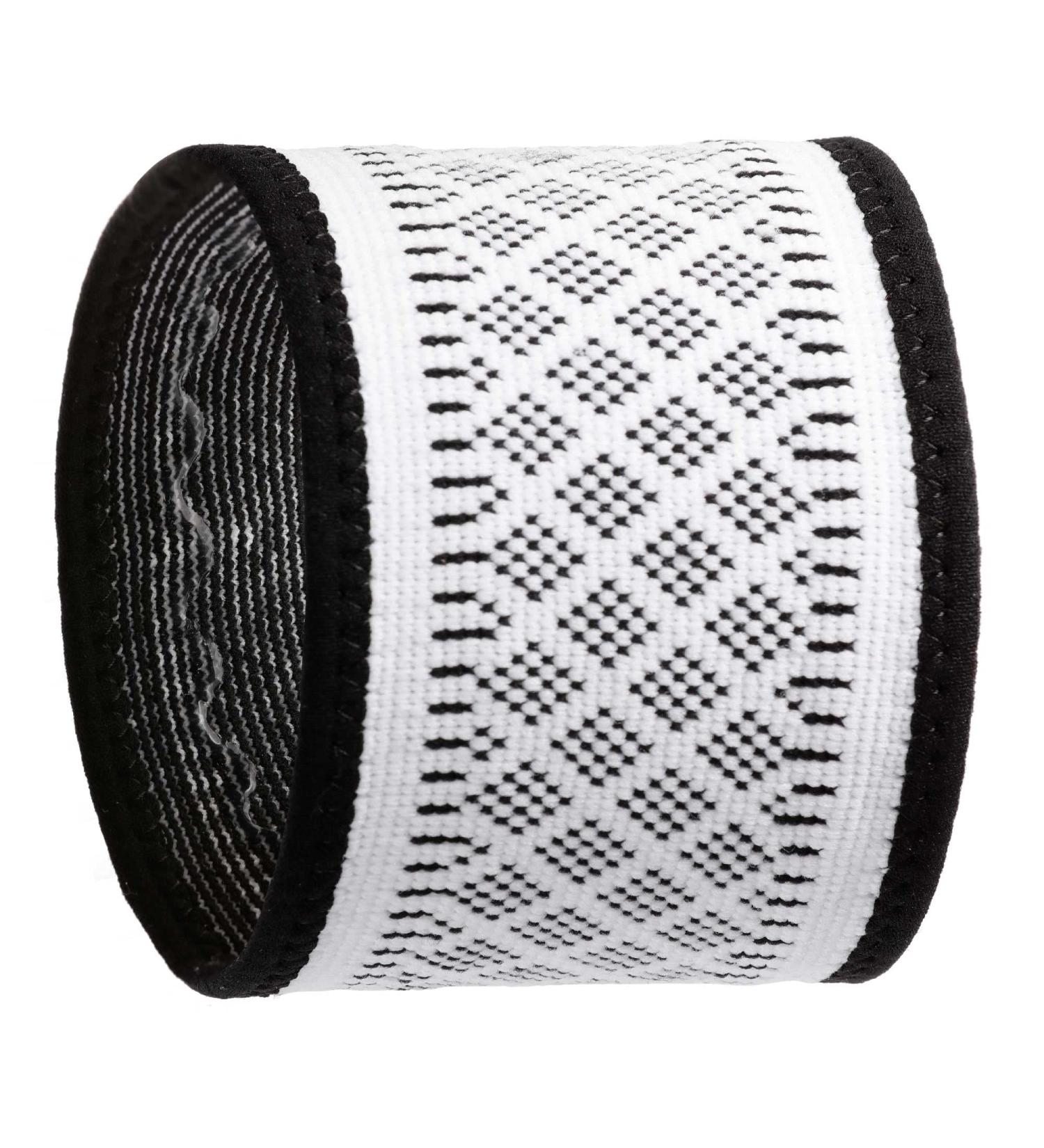 Diabetes Arm Band for Insulin Pod Monitoring Systems - White L-XL - Protects Omnipod, Dexcom, Freestyle Libre - Sports Arm Band with Replaceable Adhesive Tape - Buy Online on GoSupps.com