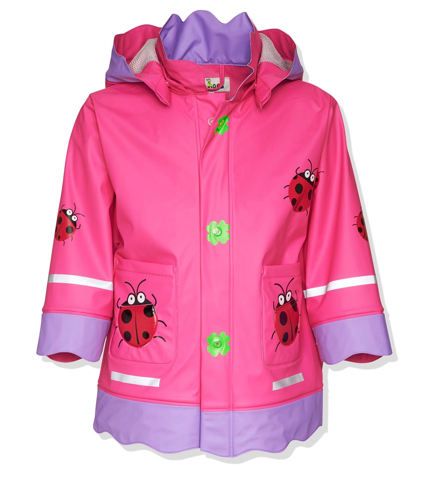 Playshoes Unisex Kid's 92 Lucky Beetle Raincoat - Windproof & Waterproof Rainwear - Buy Online on GoSupps.com
