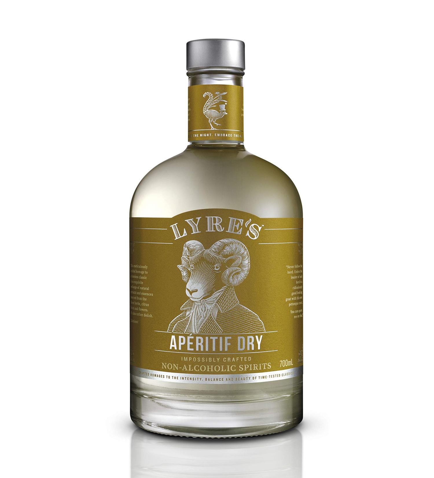 Lyre's Aperitif Dry Non-Alcoholic Spirit - Dry Vermouth Style - 23.7 Fl Oz | Award Winning - Buy Online on GoSupps.com